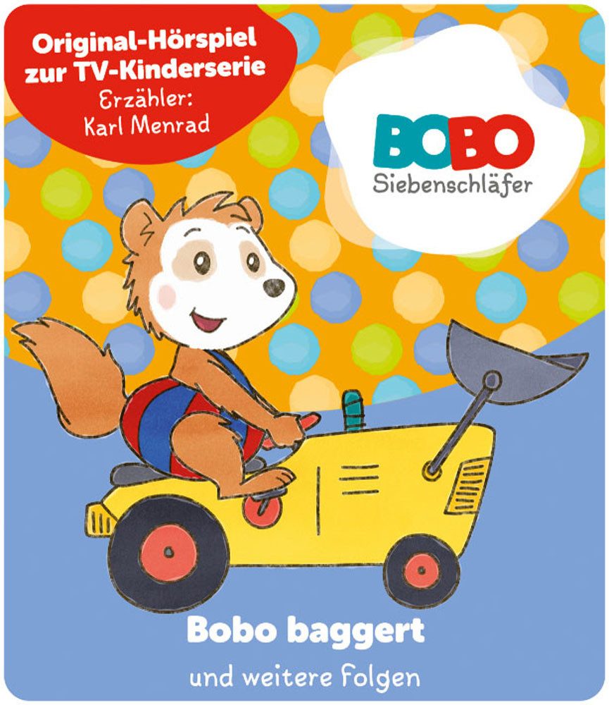 tonies Hörspielfigur Bobo Siebenschläfer: Bobo baggert und weitere Folgen (Neuauflage) – Bild 4 von 4