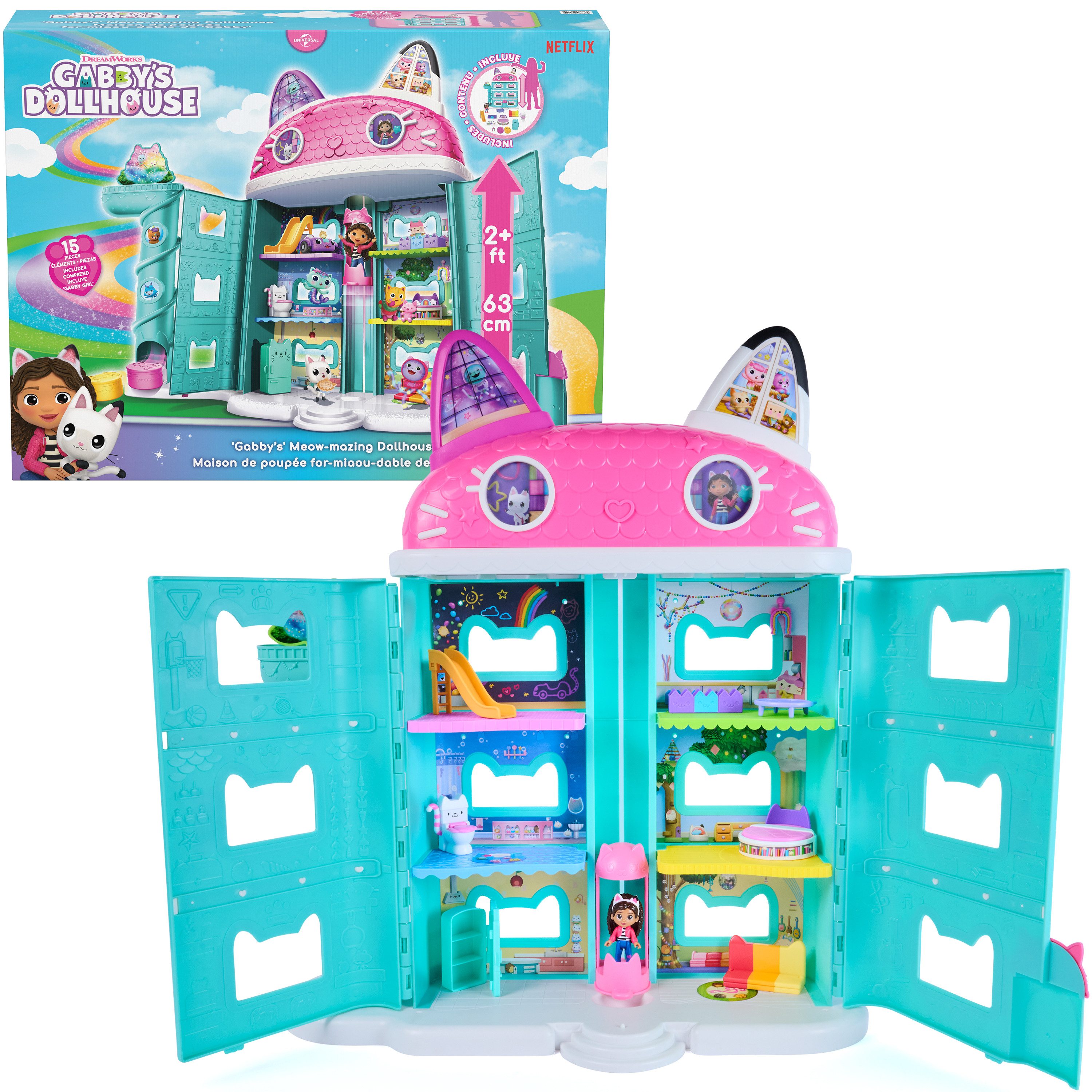 Spin Master Puppenhaus DreamWorks Gabby's Dollhouse Katz-tastisches Puppenhaus 2026