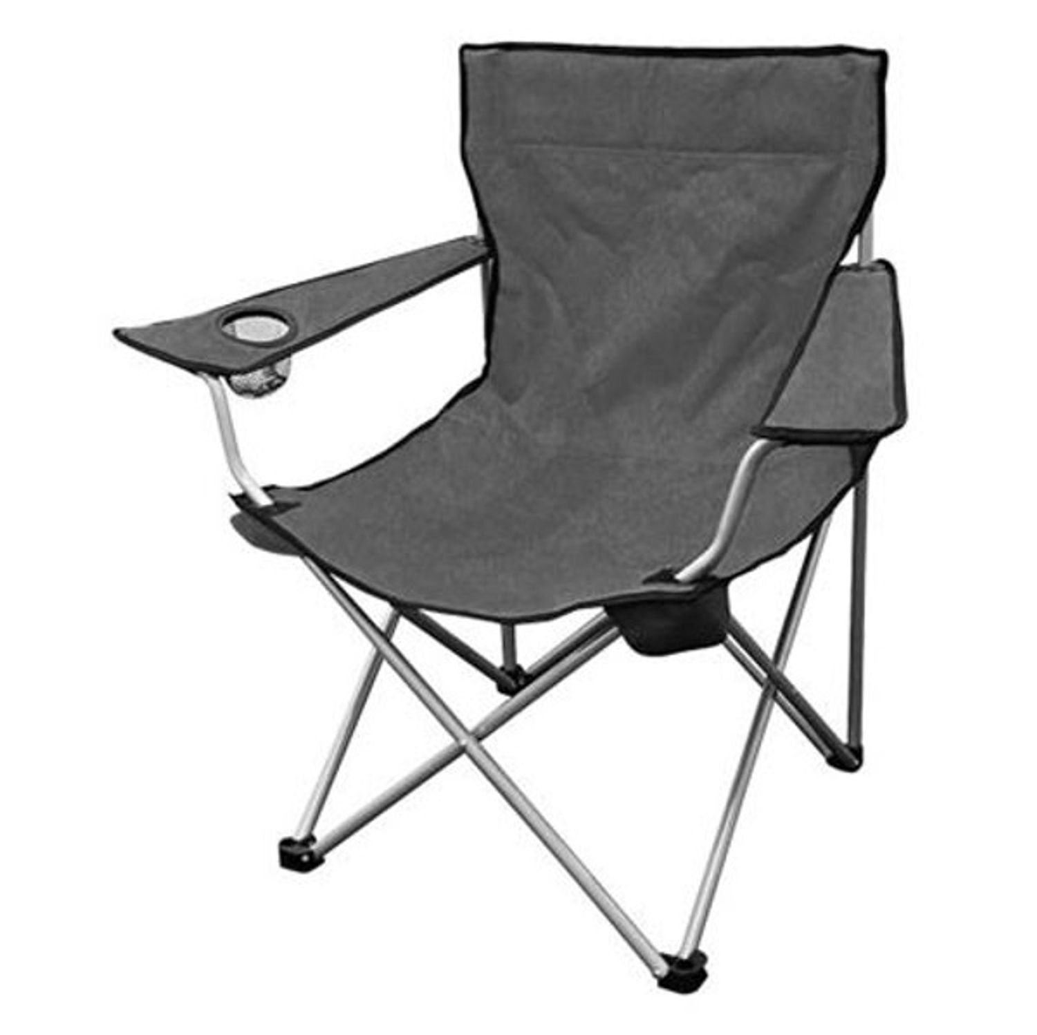 Campingstuhl Campingstuhl grau Klappstuhl Faltstuhl Anglerstuhl Klappsessel Gartens