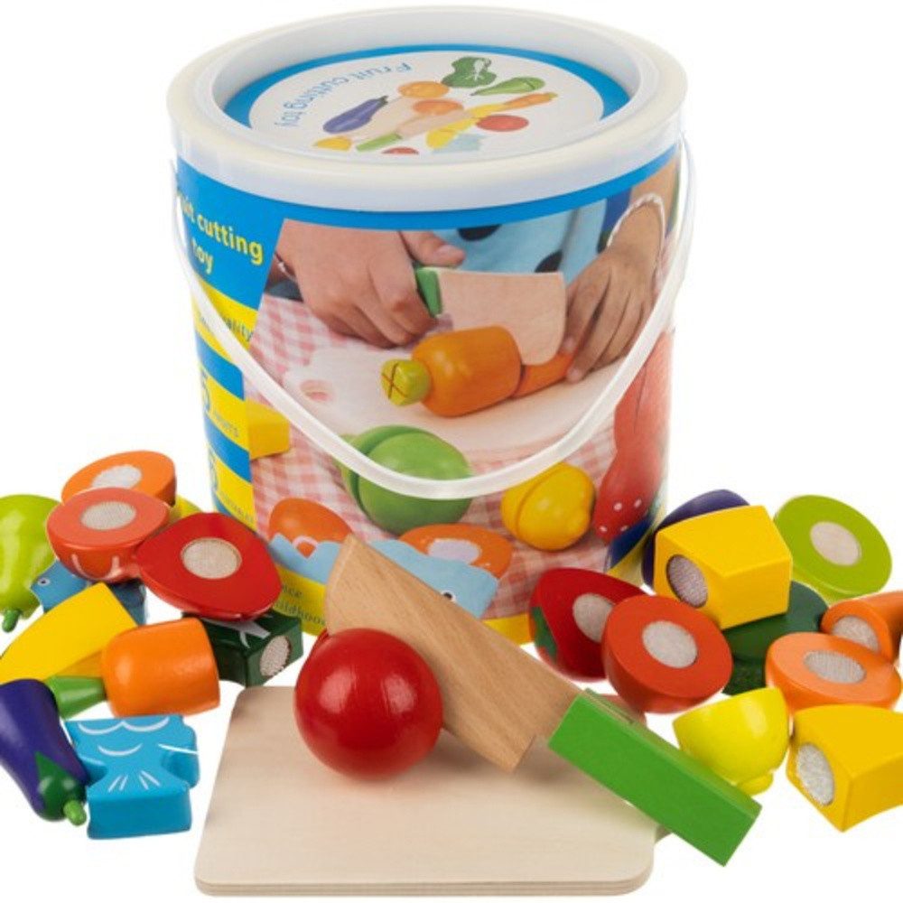 KRUZZEL Lernspielzeug Holzspielzeug Gemüseeimer (Spar-Set, 1-St., fördert Motori bei OTTO