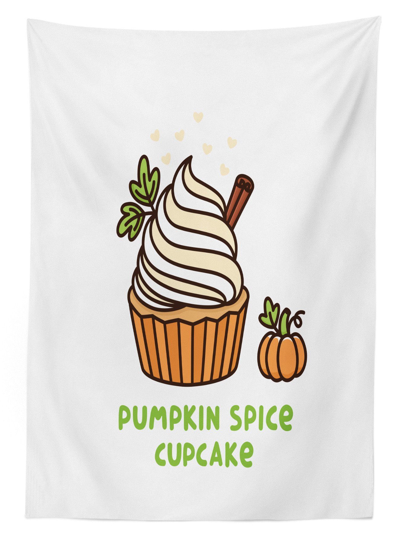 Abakuhaus Kürbis Farben, Bereich Für Tischdecke Farbfest Klare geeignet Außen den geschmack Waschbar Herbst-Cupcake