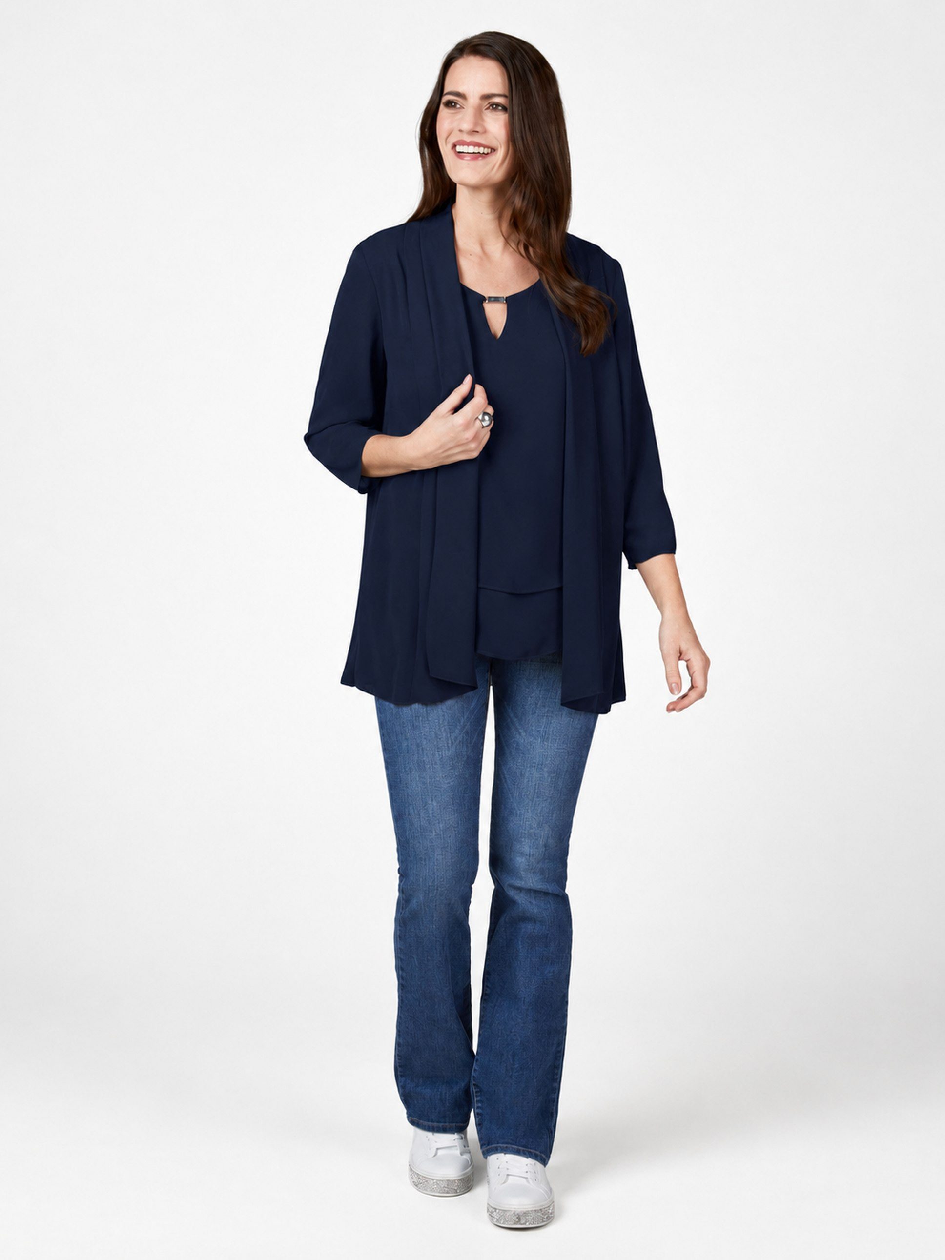 select! By Hermann Lange Longbluse Hermann Lange Kleiderjacke/Bolero/ Hänger