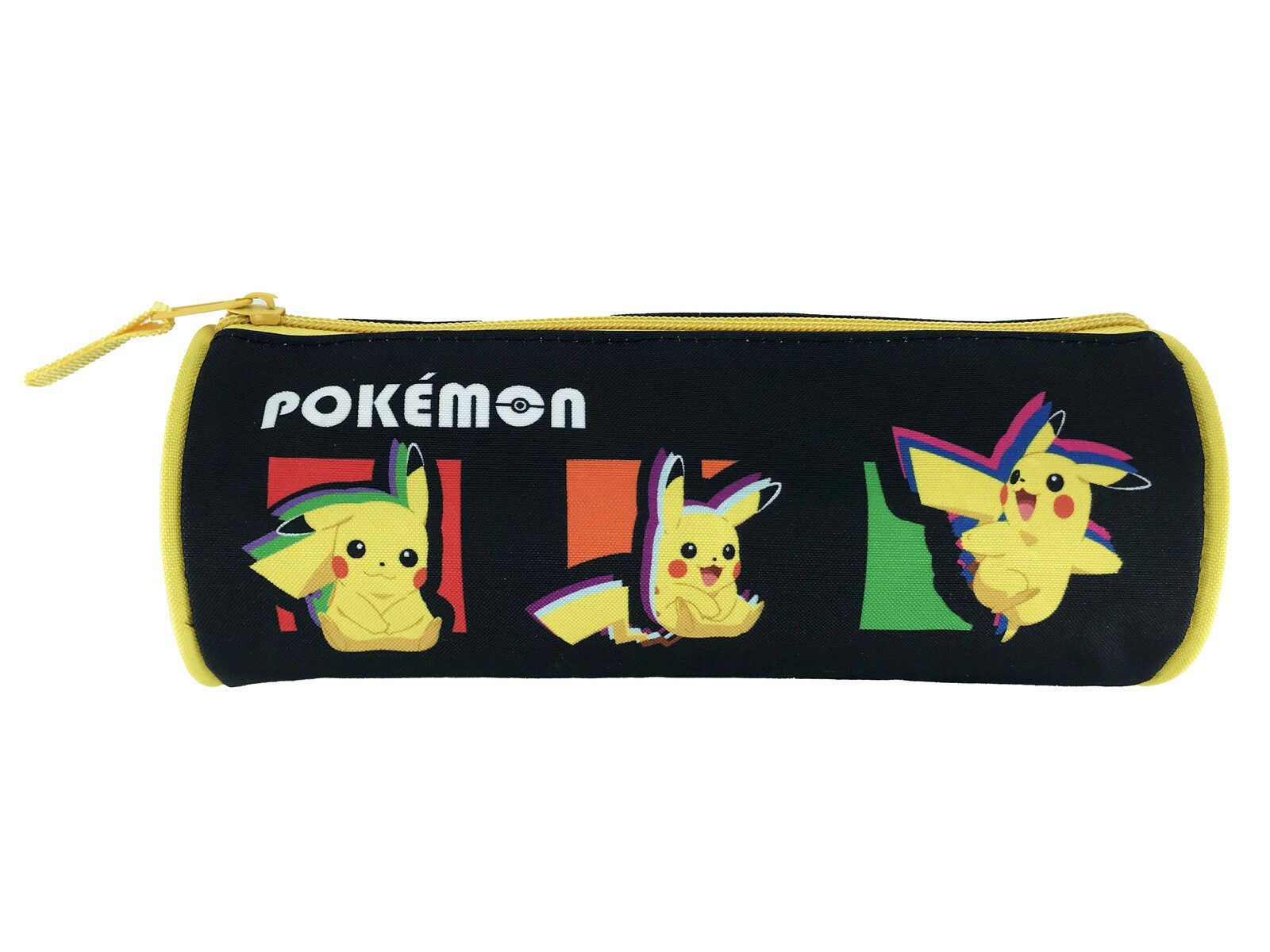 POKÉMON Federmäppchen Federmäppchen 23 × 8 × 8 cm rundes Mäppchen mit Reißverschluss