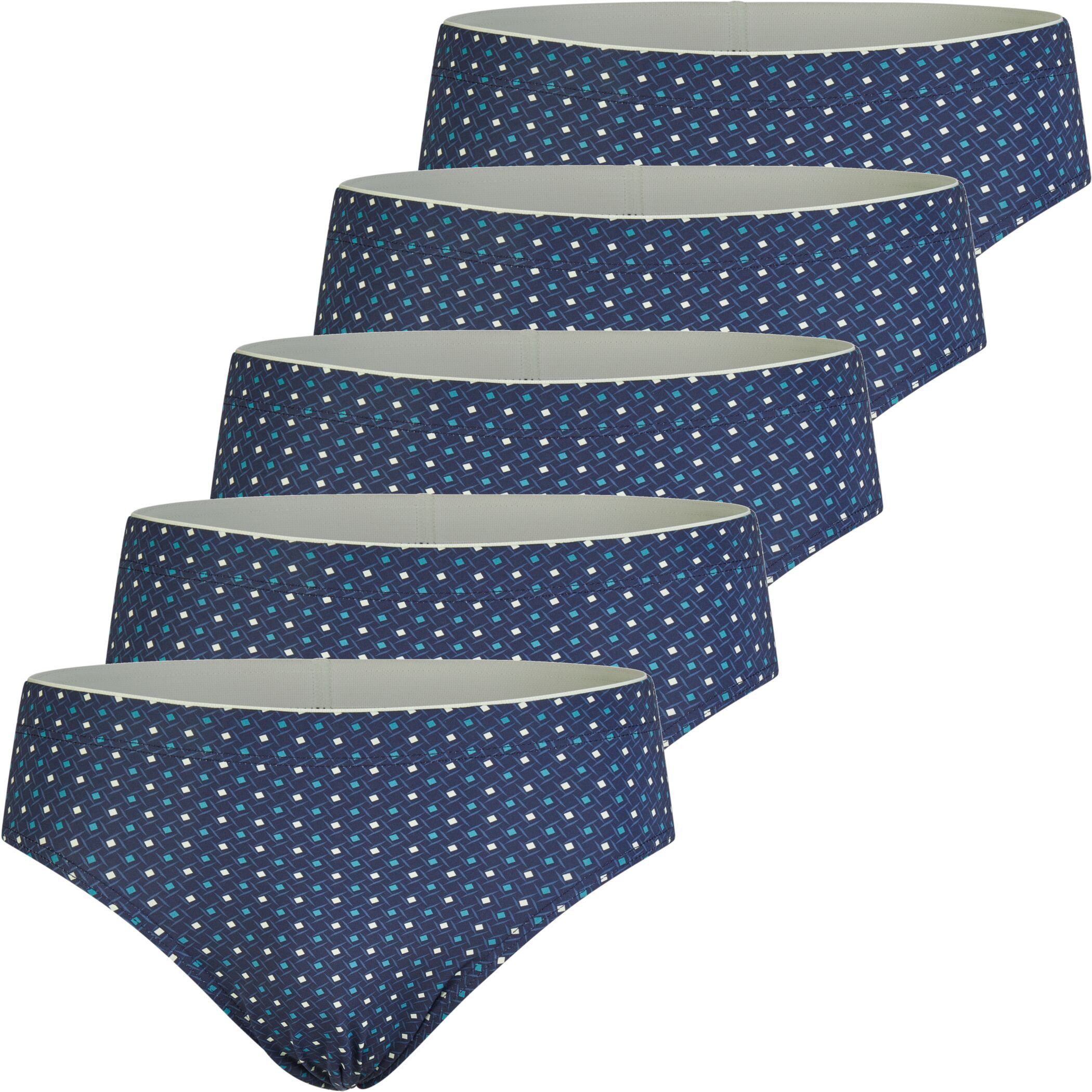 City Life Slip City Life Herren Slips Unterhosen 5er Pack Polyamid Elasthan (1-St)