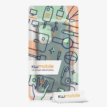 kwmobile Handyhülle Case für Xiaomi Poco F5 5G, Hülle Silikon metallisch schimmernd - Handyhülle Cover