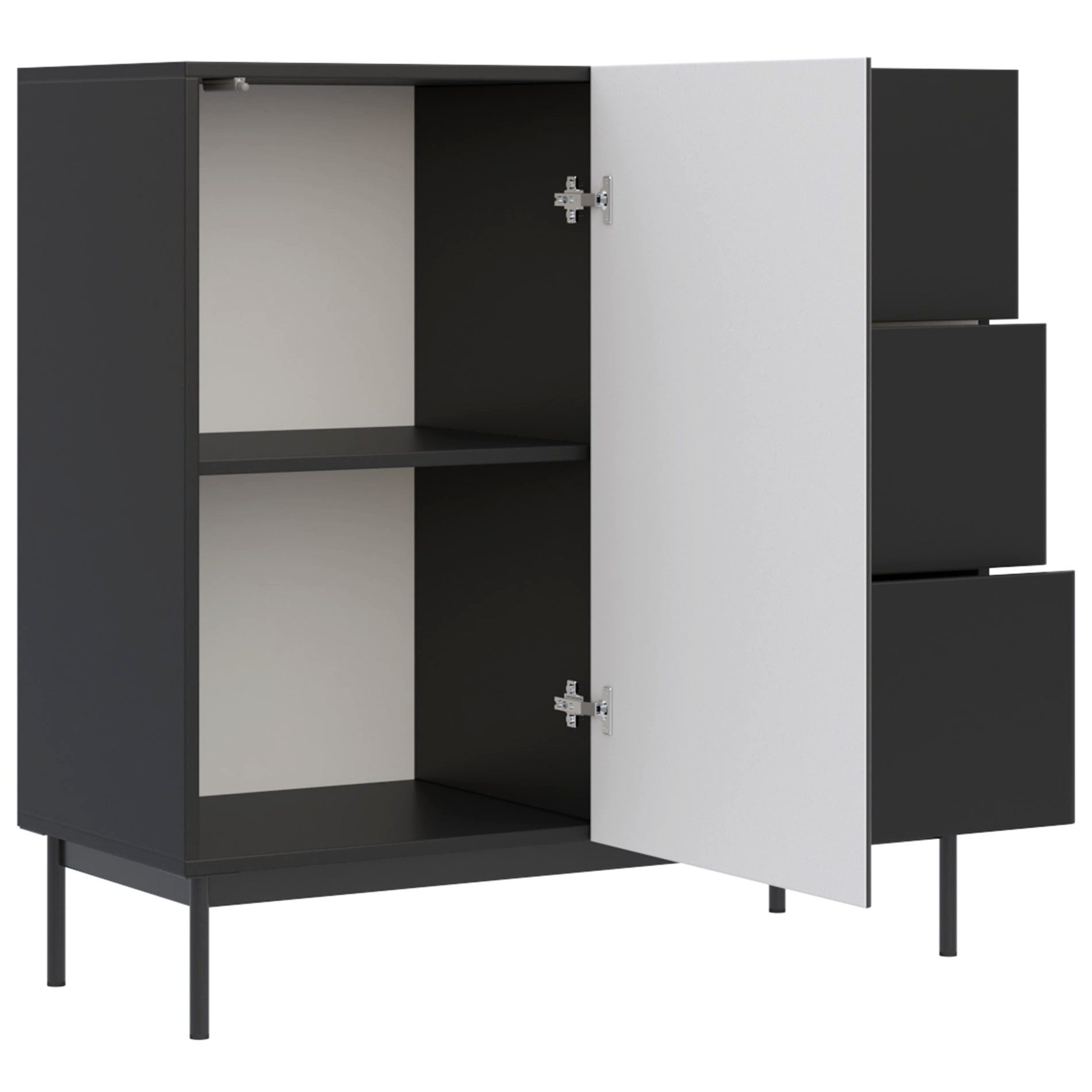 Selsey Sideboard OLIO, 100 cm breit, mit 3 Schubladen