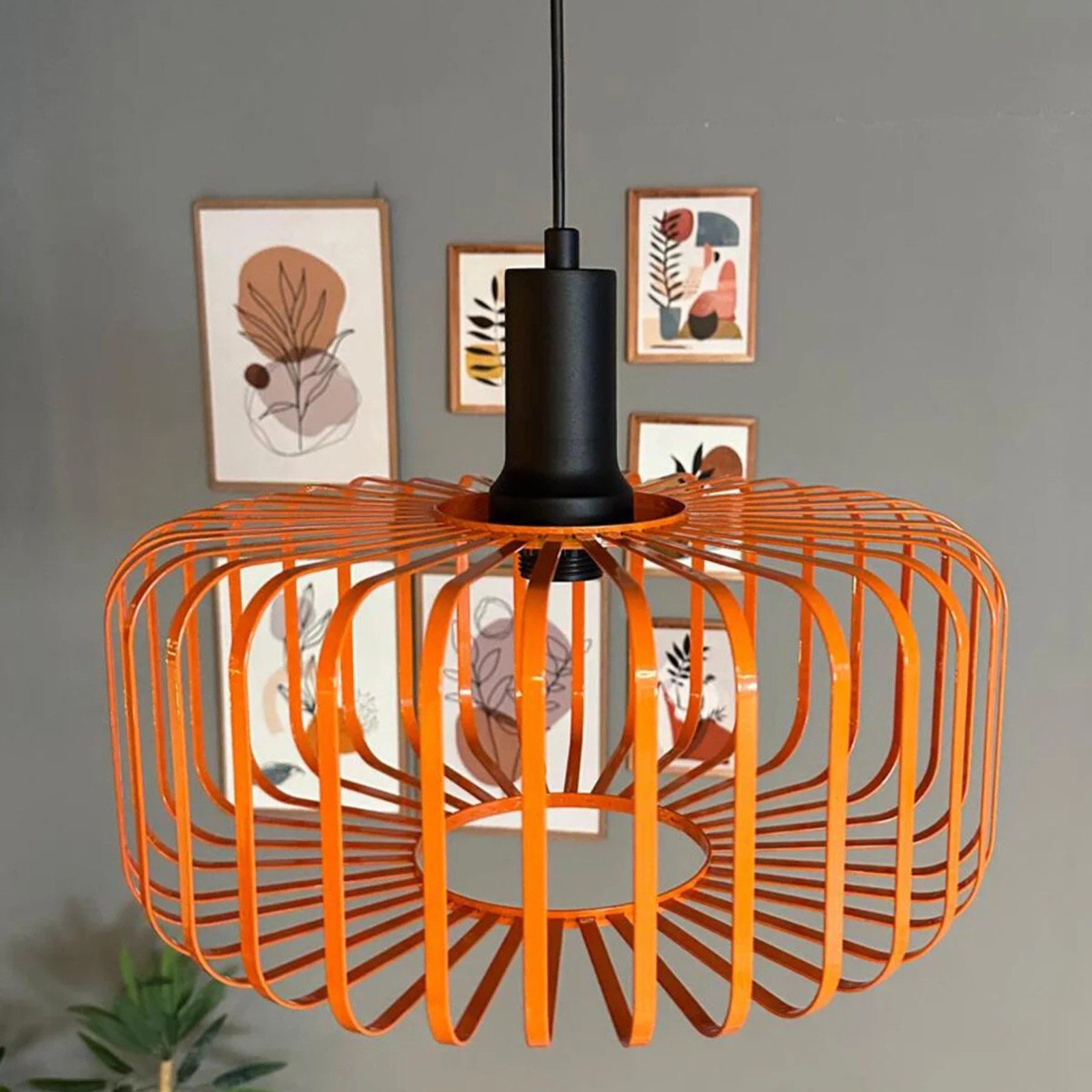 Bamyum Pendelleuchte Sante Metall Moderne Pendelleuchte, ohne Leuchtmittel