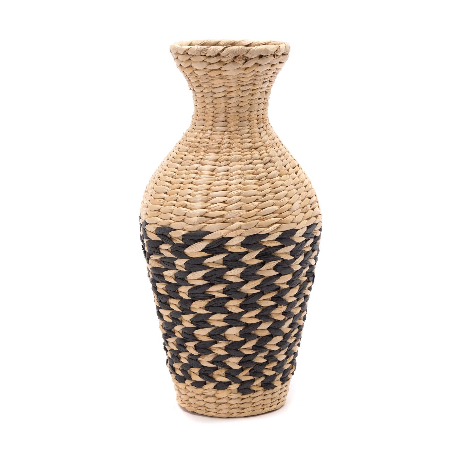CREEDWOOD Wasserhyazinthenvase STROH VASE "CUADRO", Natur, günstig online kaufen