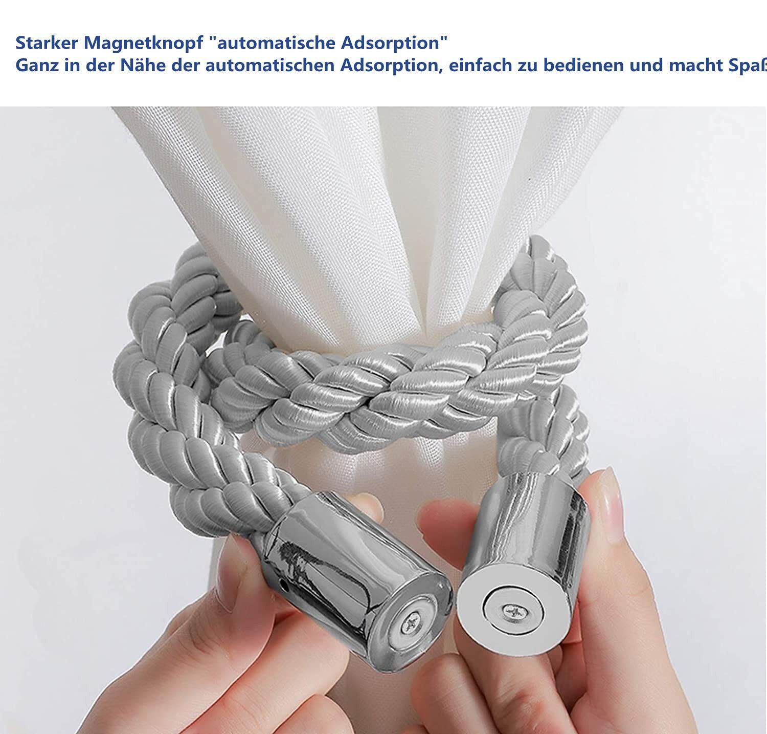 Coonoor Raffhalter Schnallen Vorhang Binder Magnetische Vorhang Raffhalter, günstig online kaufen