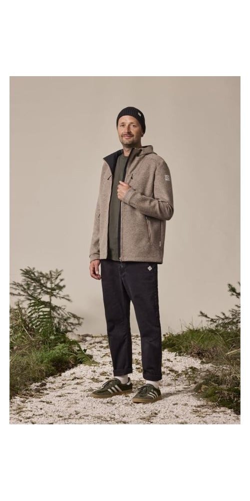 Maloja Fleecejacke AvisioM (mit Kapuze, Wolle) dunkelgrün Herren