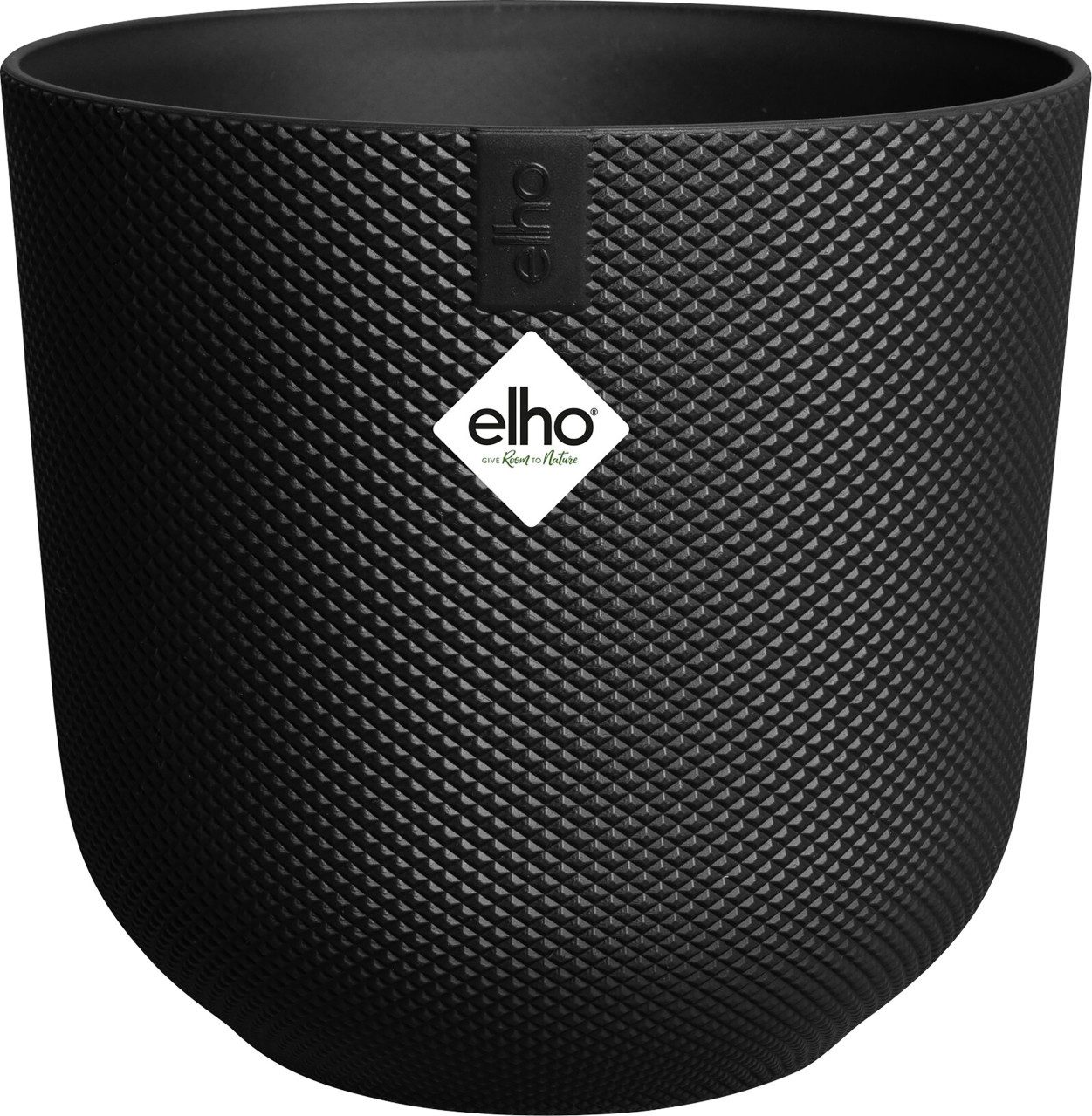 Elho Blumentopf Elho Übertopf Jazz Kunststoff schwarz Ø 23 x 21 cm