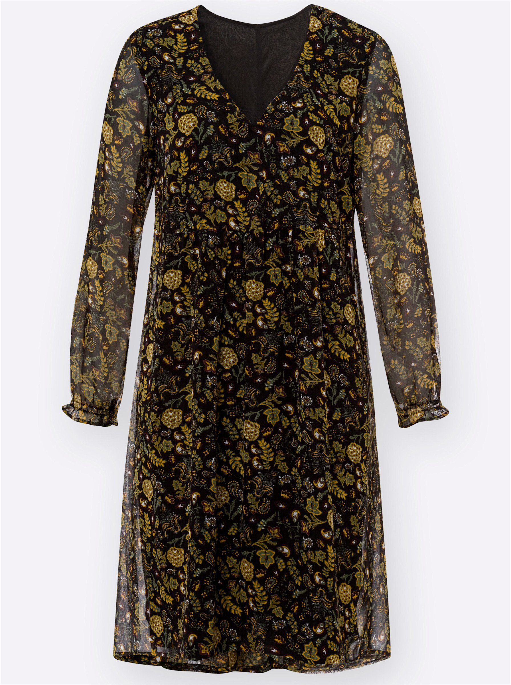 Sieh an! Etuikleid Kleid Langarm