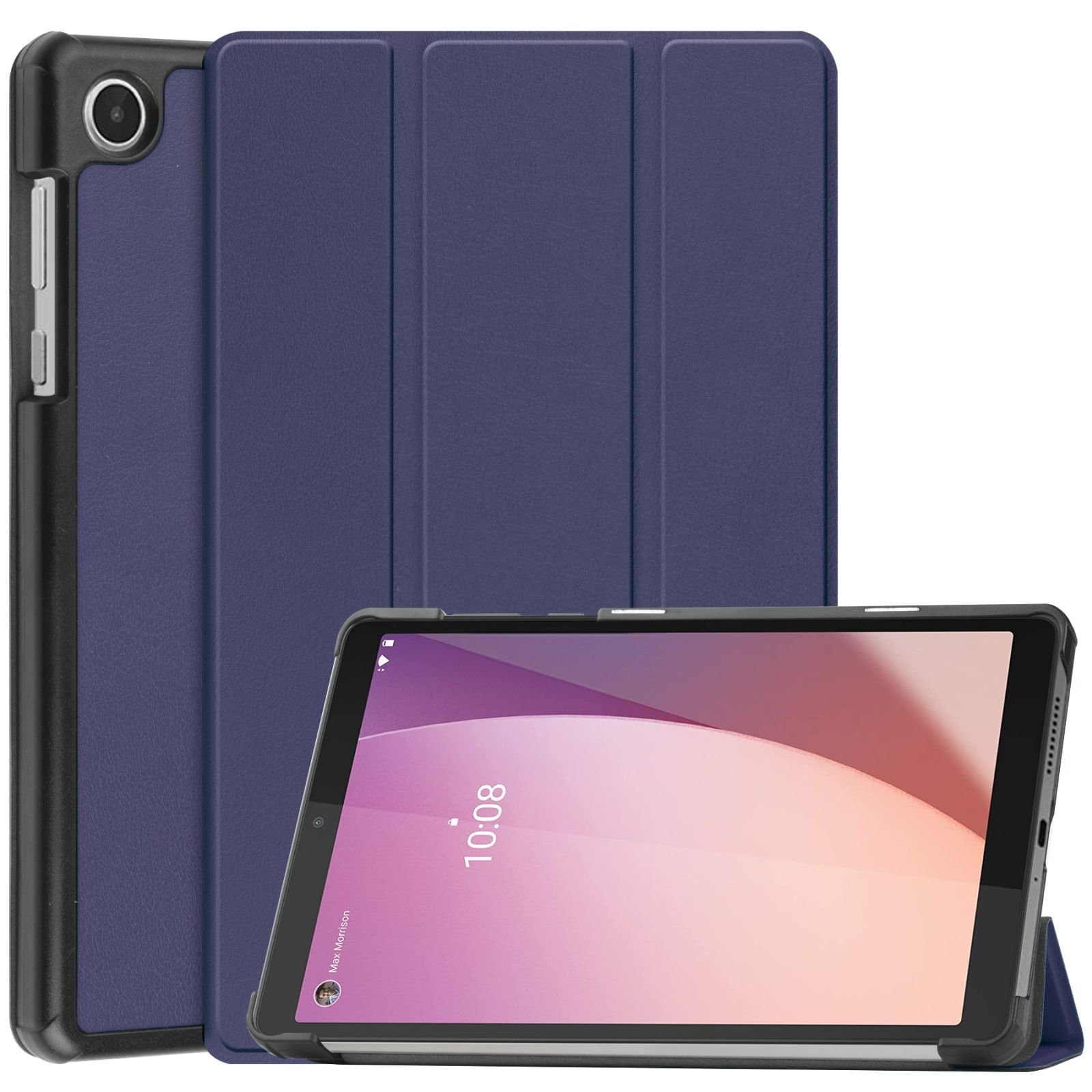 Lobwerk Tablet-Hülle Schutzhülle für Lenovo Tab M8 (4th Gen) TB-300FU 2023, Wake & Sleep Funktion, Sturzdämpfung, Aufstellfunktion