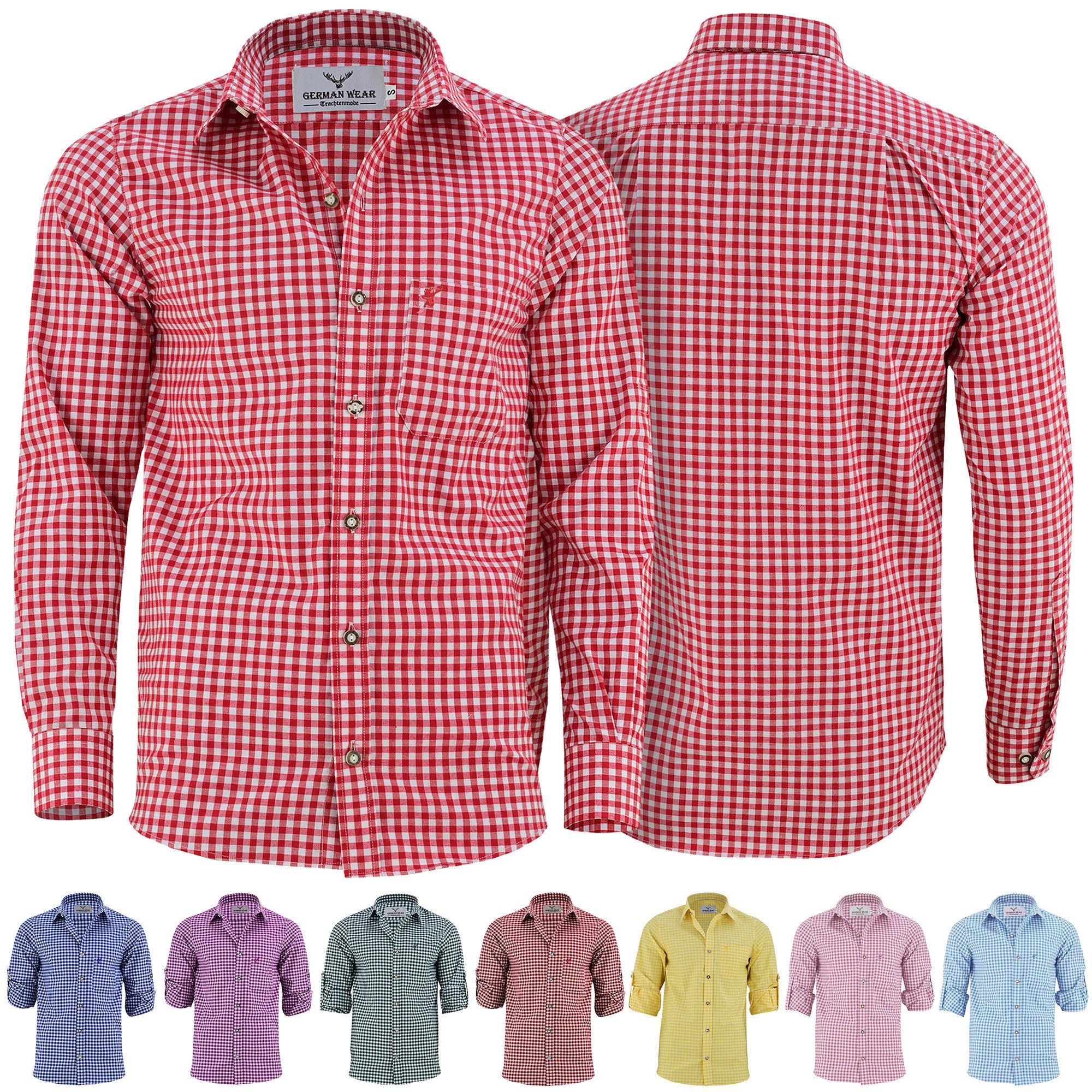 German Wear Trachtenhemd GW120x Trachtenhemd Langarm günstig online kaufen
