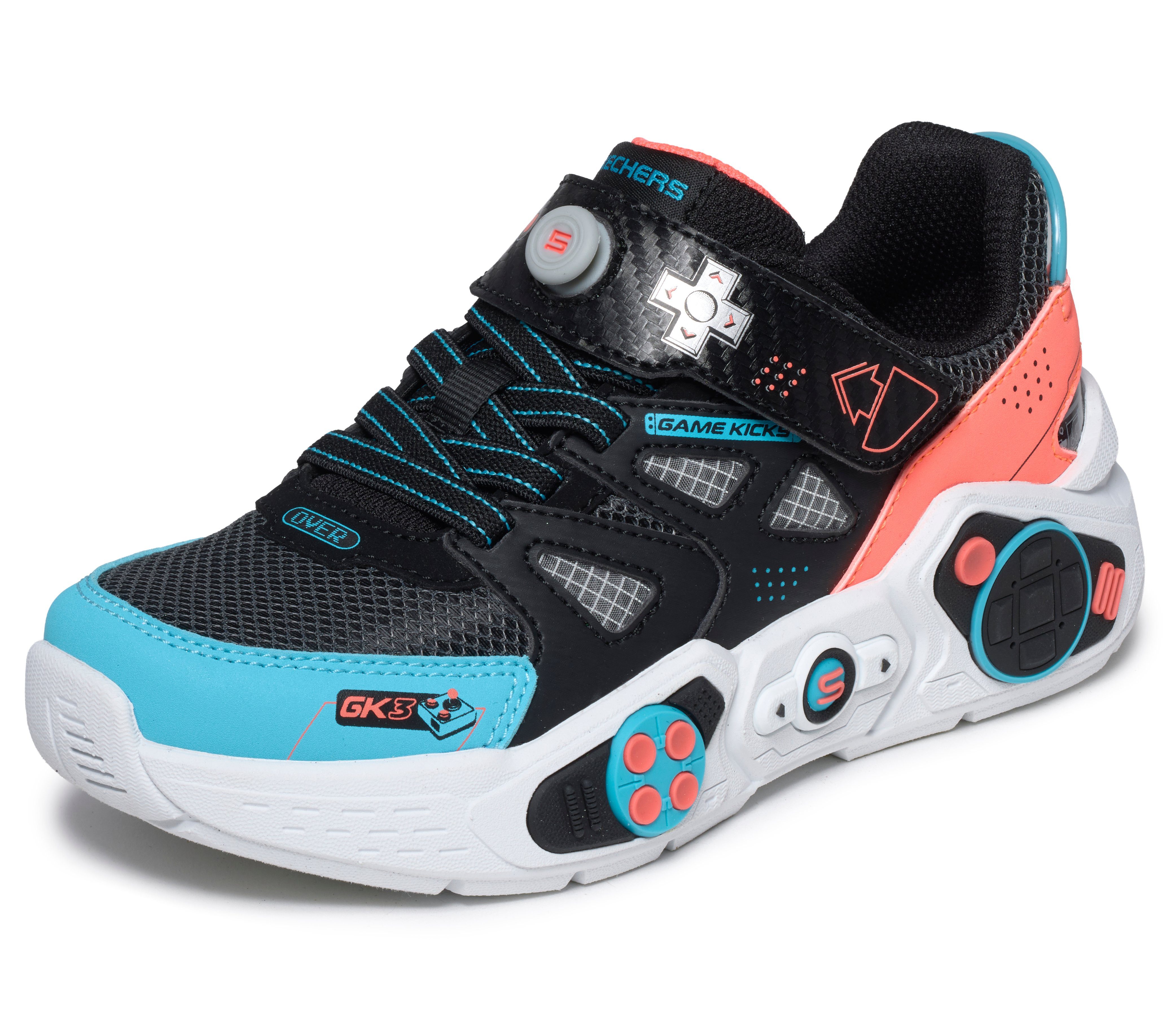 Skechers GAMETRONIX 3.0 Sneaker Klettschuh, Größenschablone zum Download