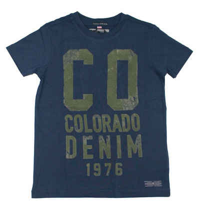 COLORADO DENIM T-Shirt Colorado Marble Boys T-Shirt bright ink (1-tlg)