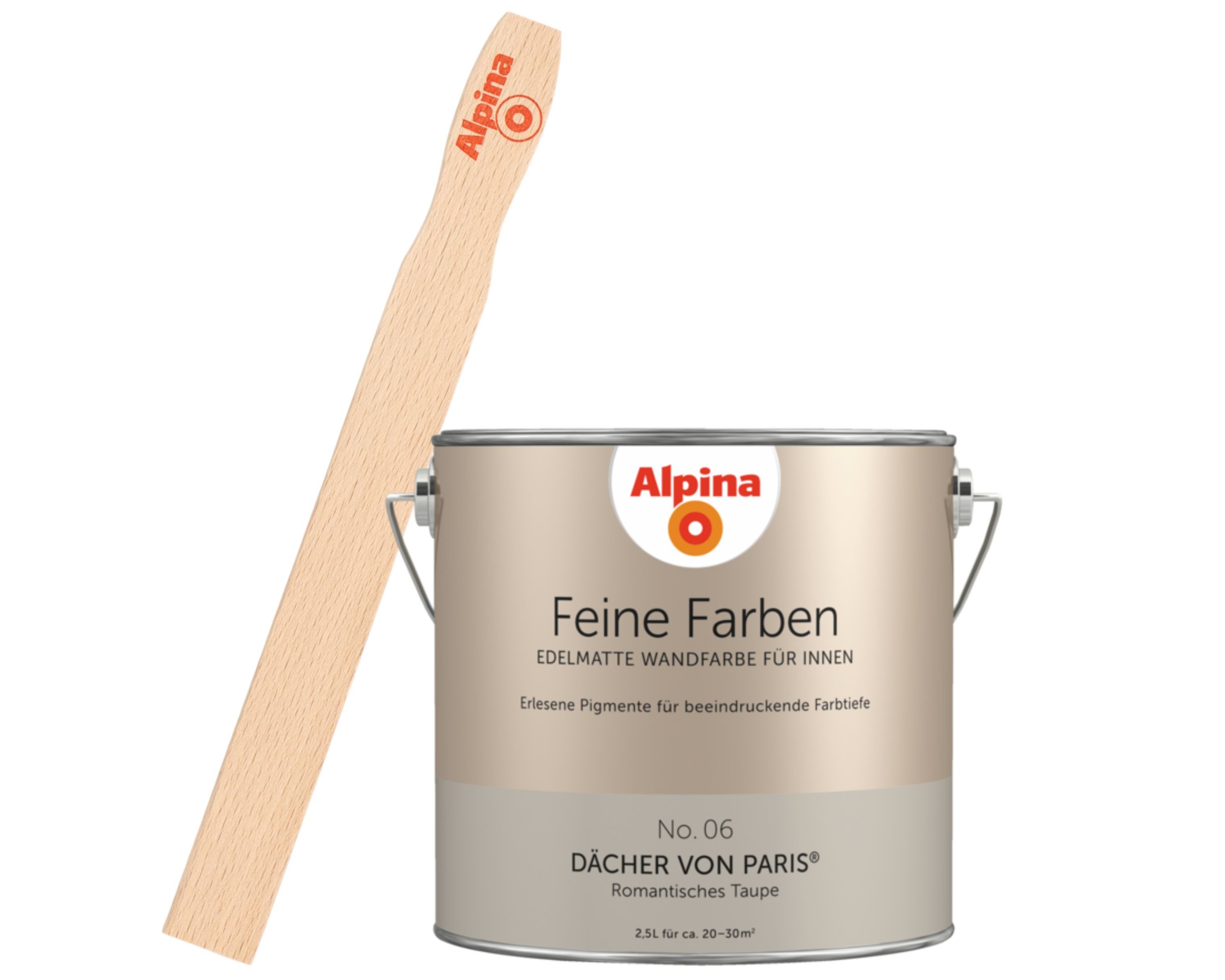Alpina Wandfarbe Alpina Feine Farben + Gratis Rührstab