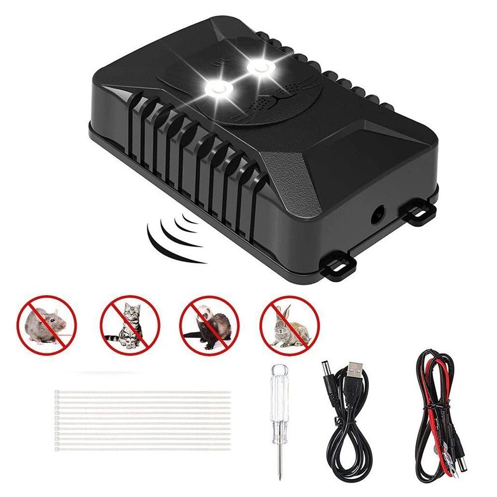 Ultraschall-Tierabwehr Auto Marderschutz Marderschreck Marderabwehr USB