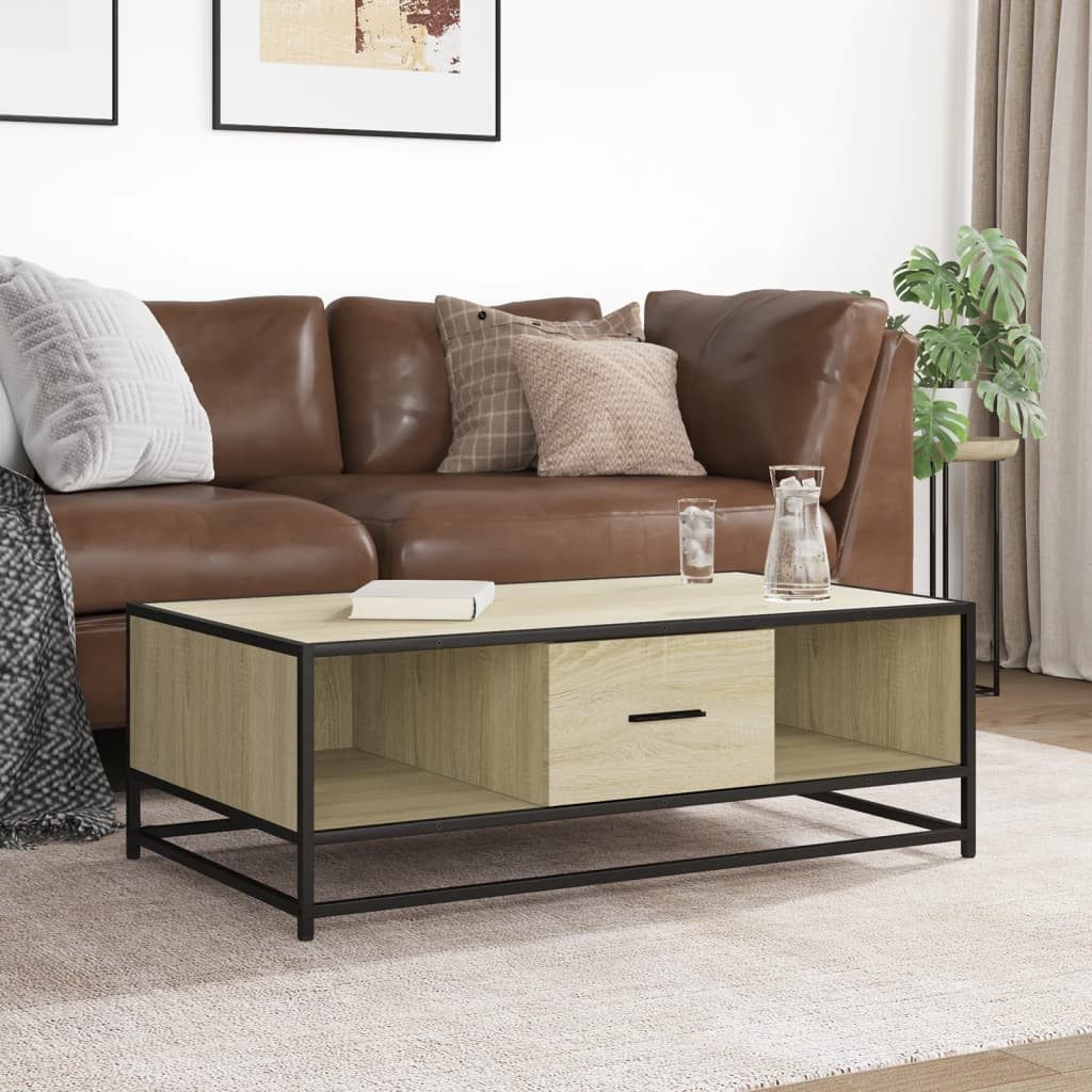 vidaXL Couchtisch Couchtisch Sonoma-Eiche 100x57x35 cm günstig online kaufen