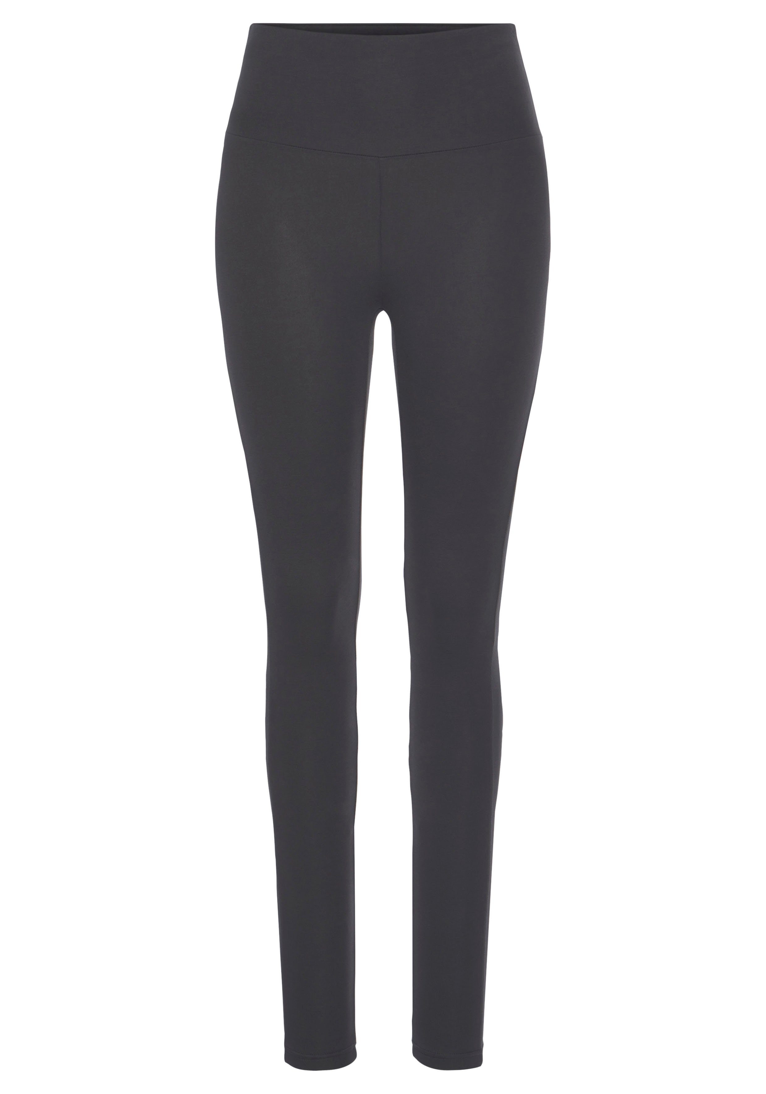 LASCANA Leggings mit breitem Bündchen, Loungewear. € 24,99