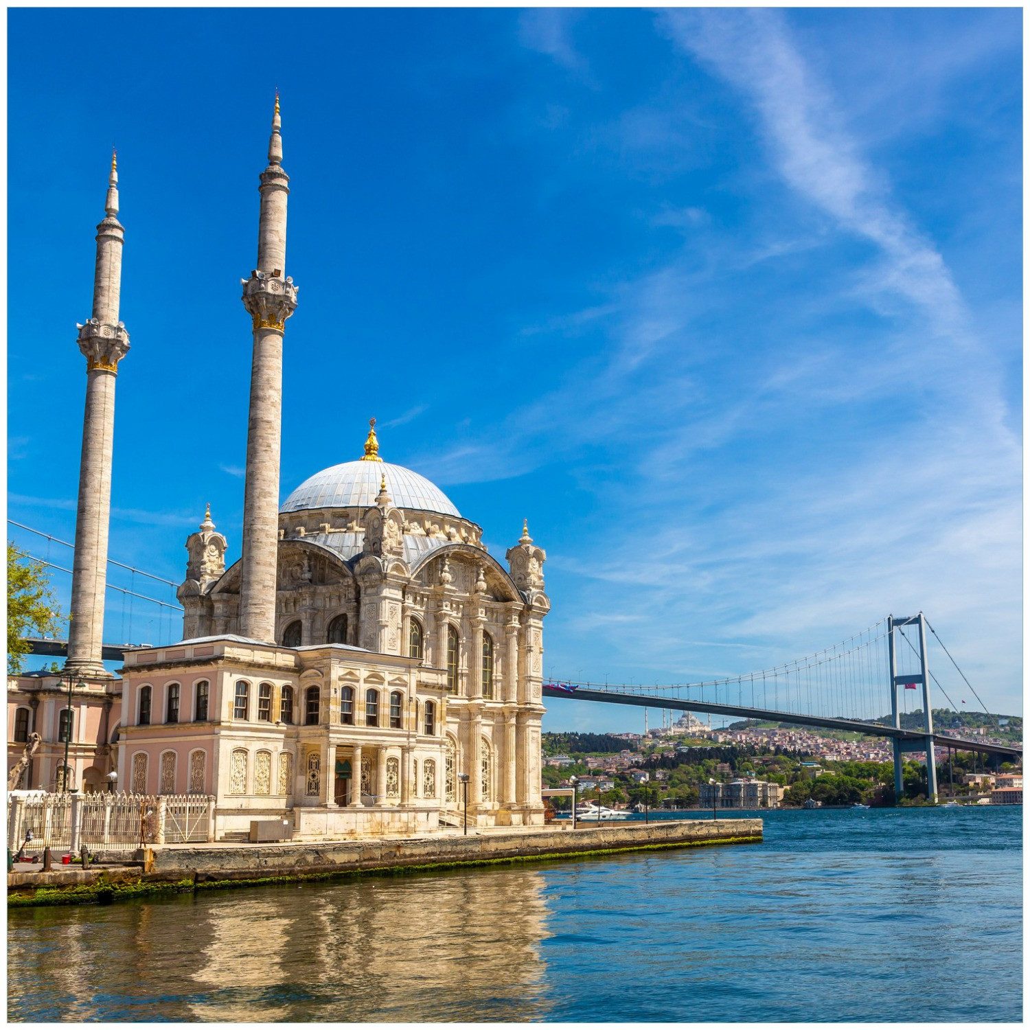 Wallario Memoboard Moschee am Bosporus