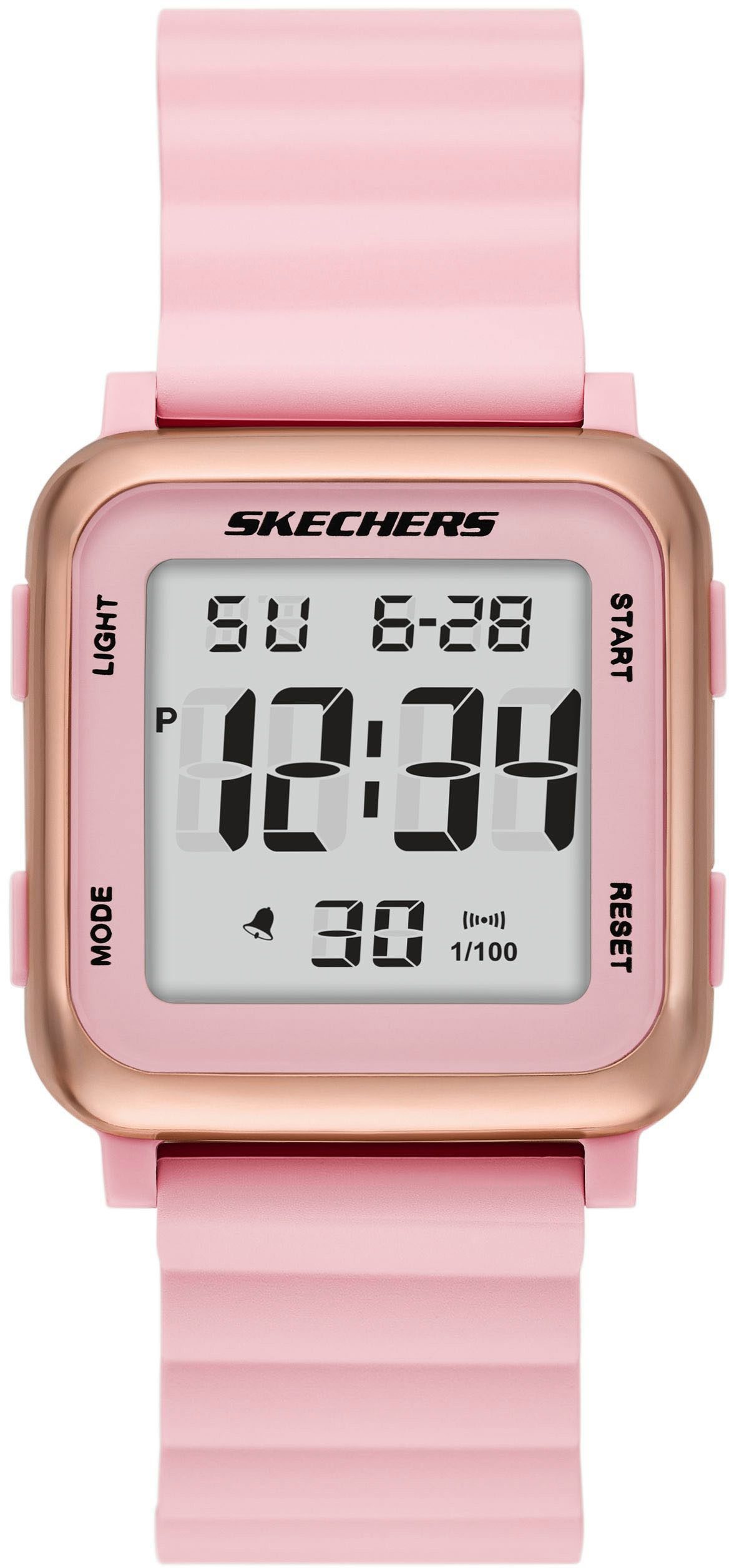 Skechers Chronograph BECKWORTH SR6312, Quarzuhr, Armbanduhr, Damenuhr, Sili günstig online kaufen