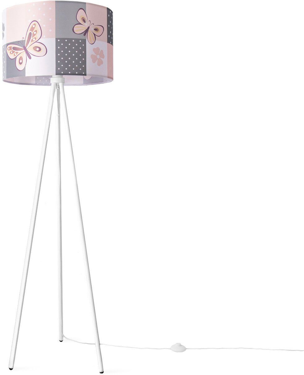 Paco Schmetterling Kinderlampe Lampe Leuchtmittel, Trina Stehlampe Cosmo, ohne Home Babyzimmer Blumen E27 Kinderzimmer
