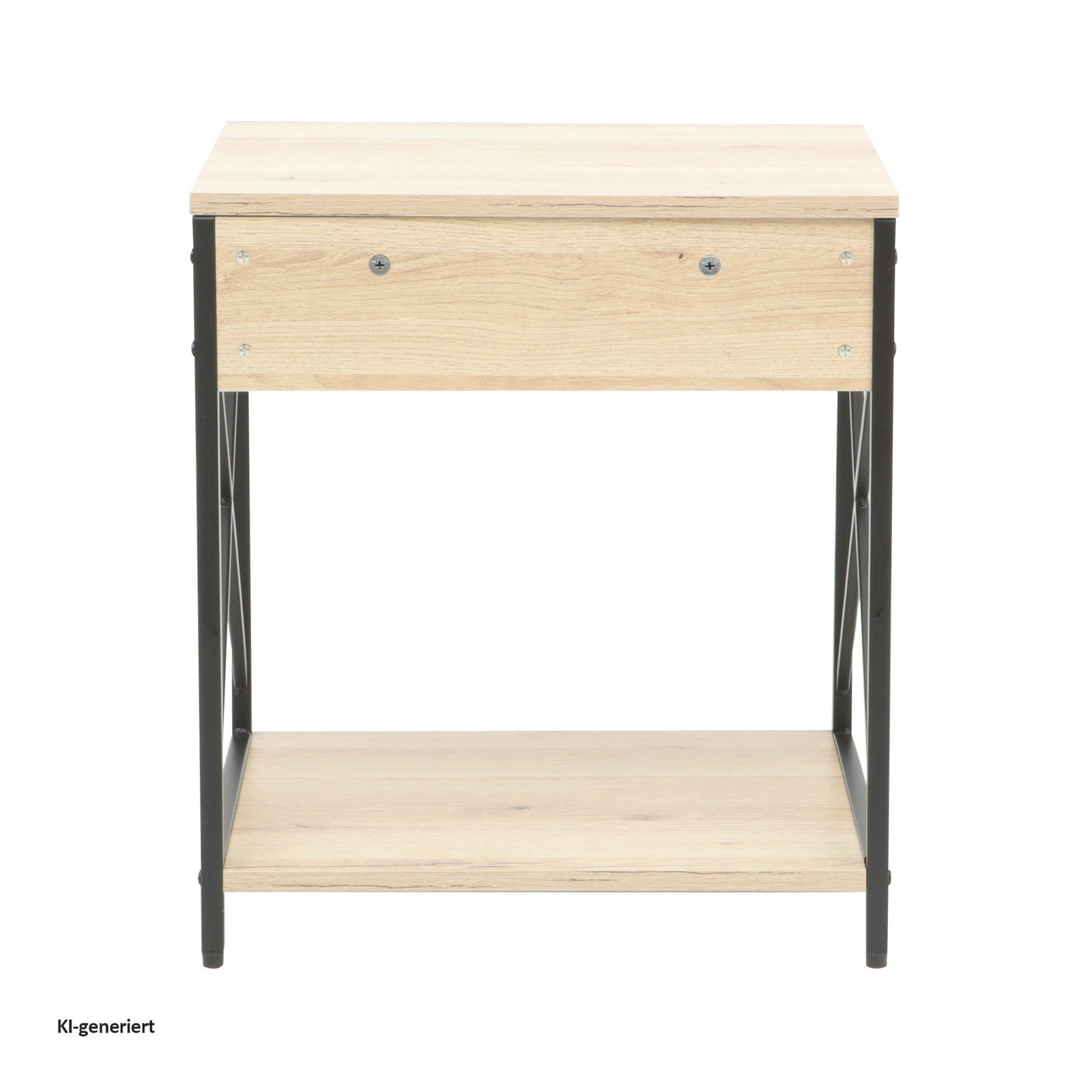 HTI-Living Beistelltisch Cedrik Artisaneiche-Schwarz (Stück, 1-St., 1 Beistelltisch) – Bild 4 von 4