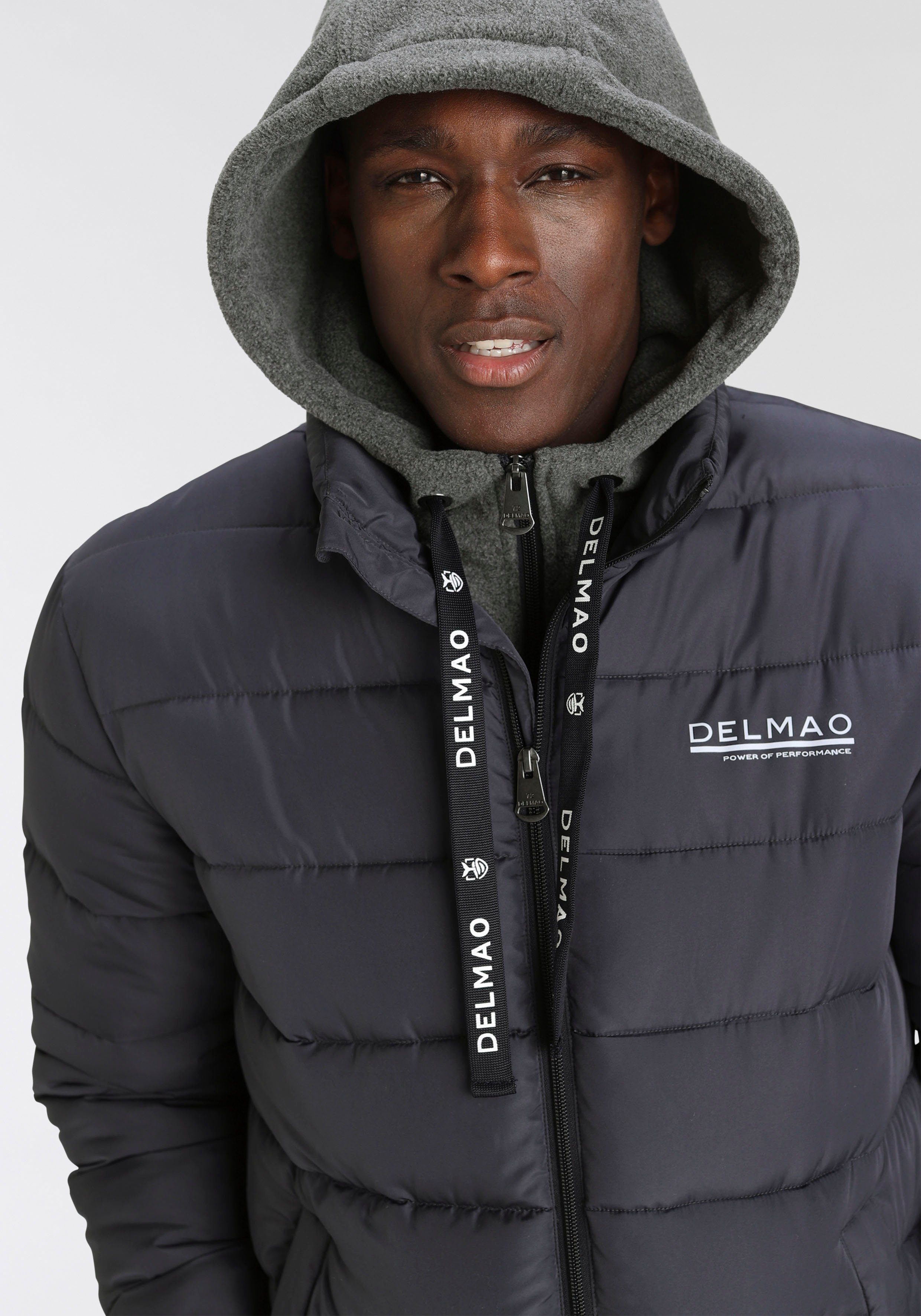 DELMAO Steppjacke für Übergang und kalte Tage, mit Fütterung, wasserabweisend