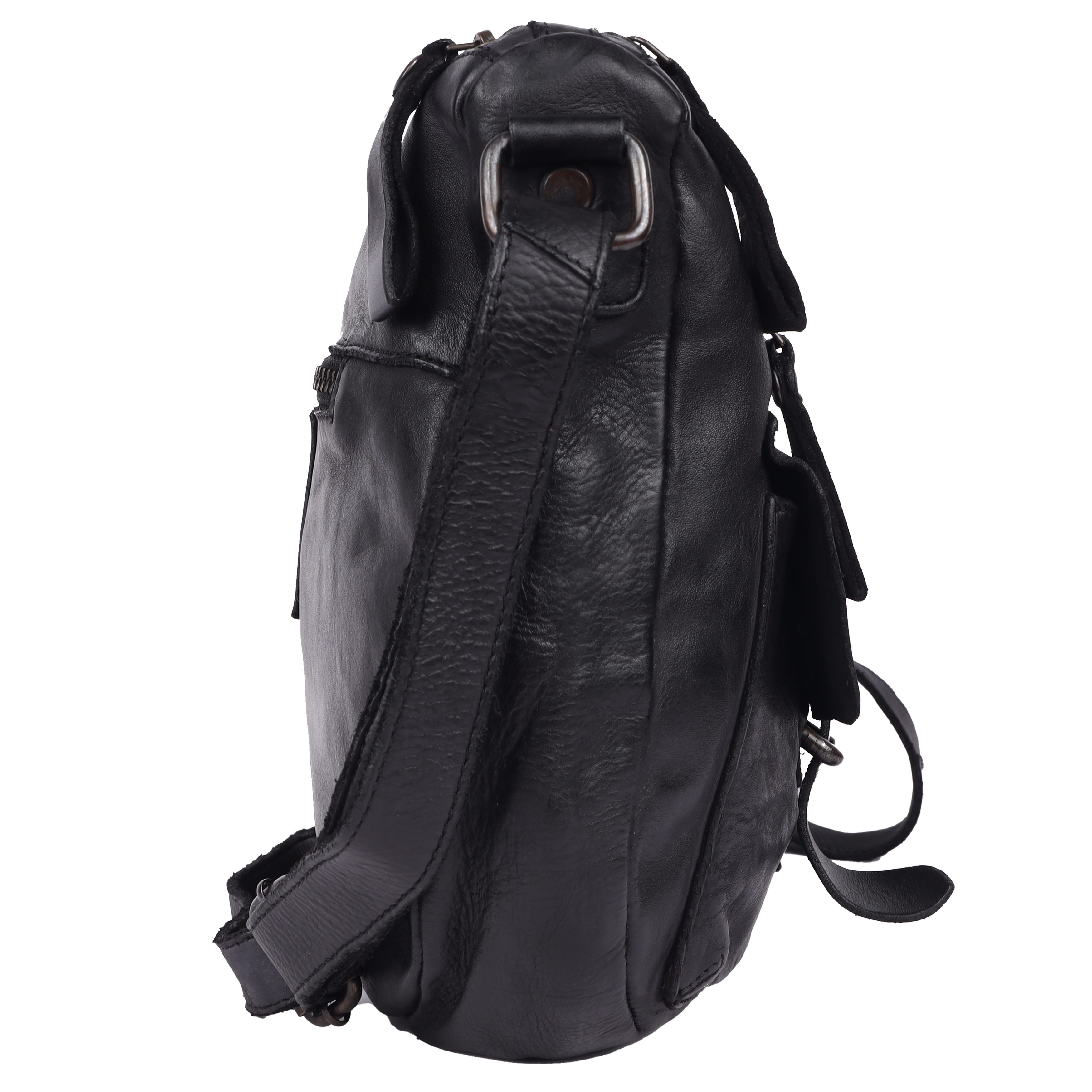 HARBOUR 2nd Handtasche Emerson, Damen Umhängetasche, Schultertasche mit Nieten und Anker-Anhäner