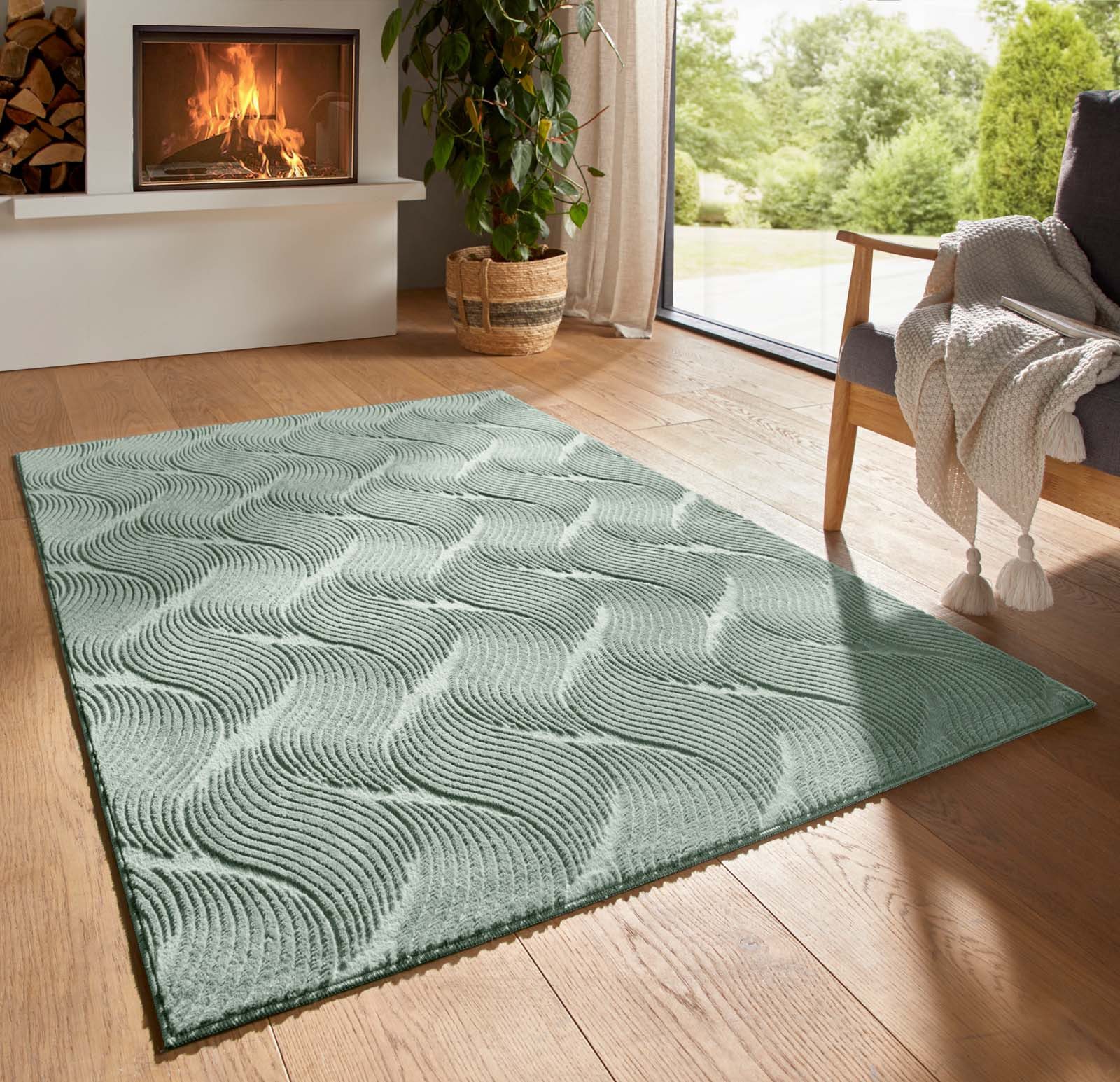 TaraCarpet Teppich TaraCarpet Homestyle 392 Shell, rechteckig, Höhe: 10 mm, günstig online kaufen