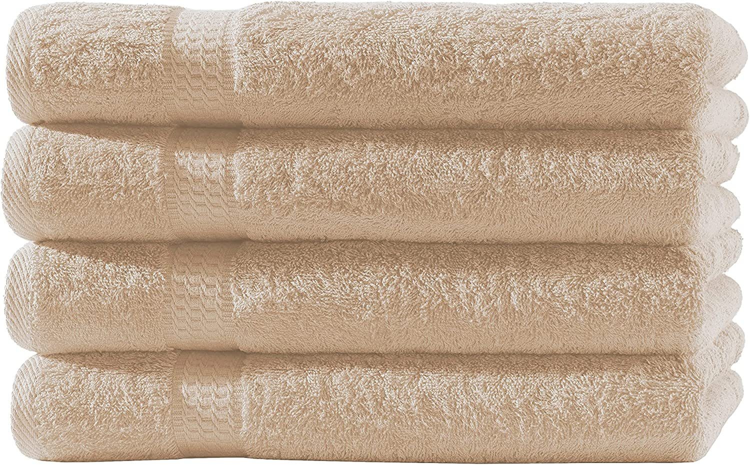 Baumwolle Bordüre Handtücher Handtuch Handtuchset, 100% (1-St) Frotteeware soma Baumwolle, mit Uni