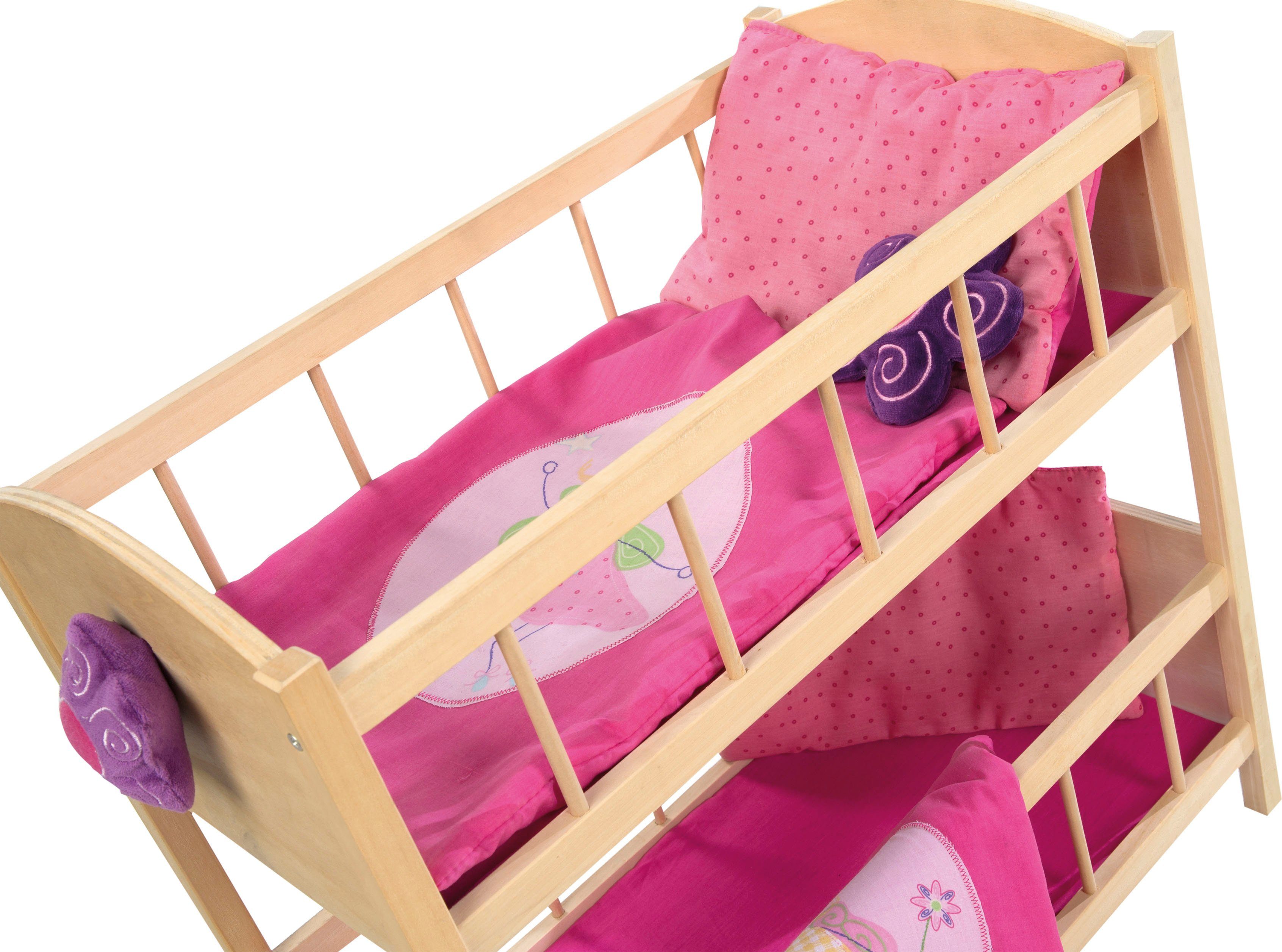 roba® Puppenbett Puppenetagenbett, Happy Fee