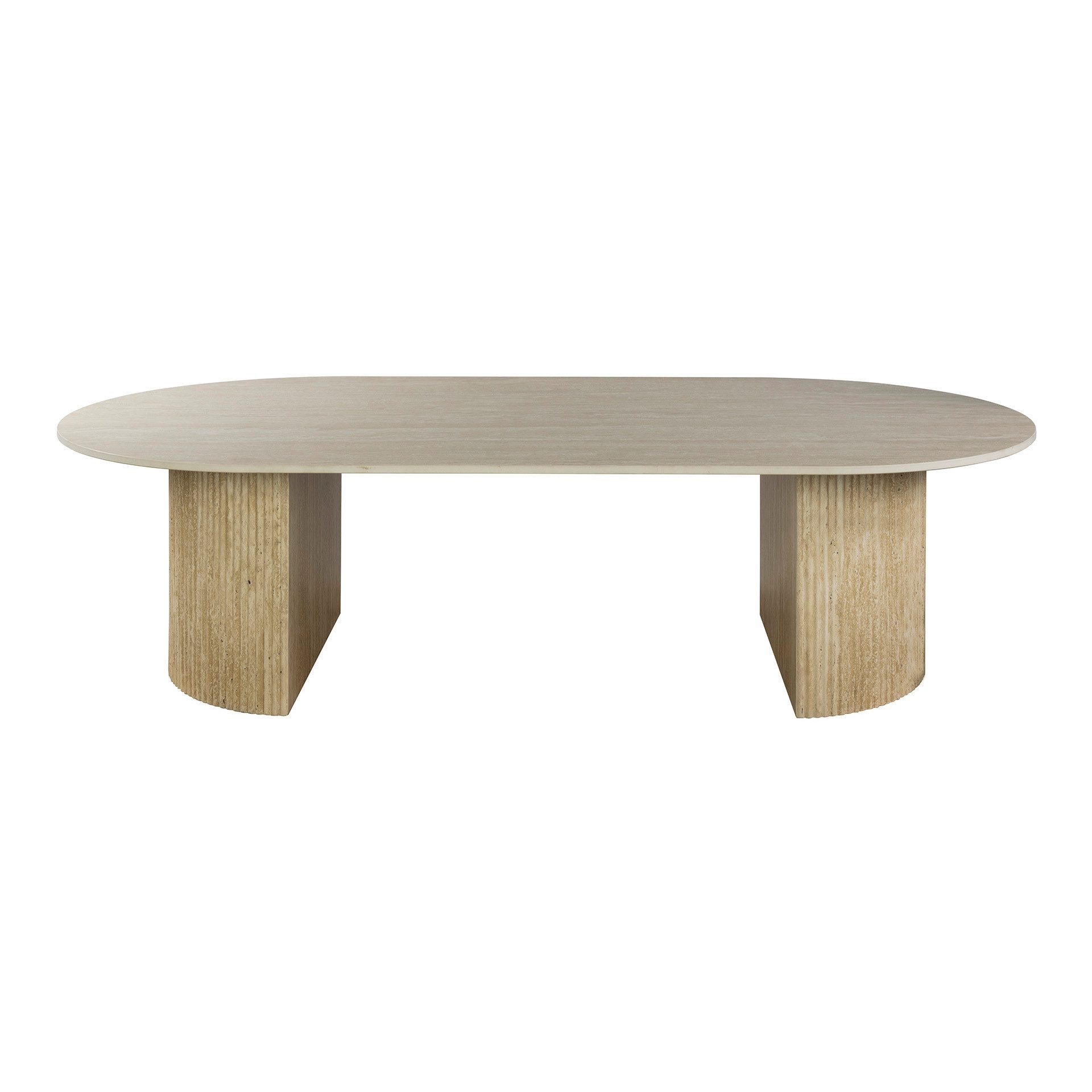 Sitheim® Couchtisch ROMANO Arch Couchtisch 135cm / 3D Keramik travertin – Bild 5 von 5