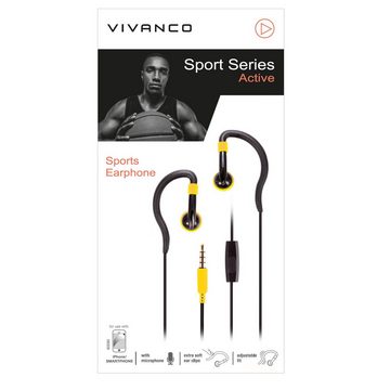 Vivanco Smartphone-Headset (Steuereinheit für Musik- und Telefonfunktionen, Mit Mikrofon, Ink)