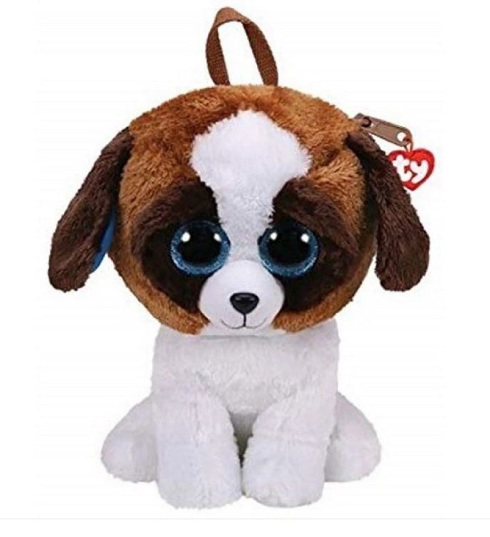 Carletto Kuscheltier Hund oder Pinguin Rucksack, Kindertasche Gesamtlänge ca. 30 cm (1-St), Stofftier - Kindergartenrucksack, ideal als Gechenk