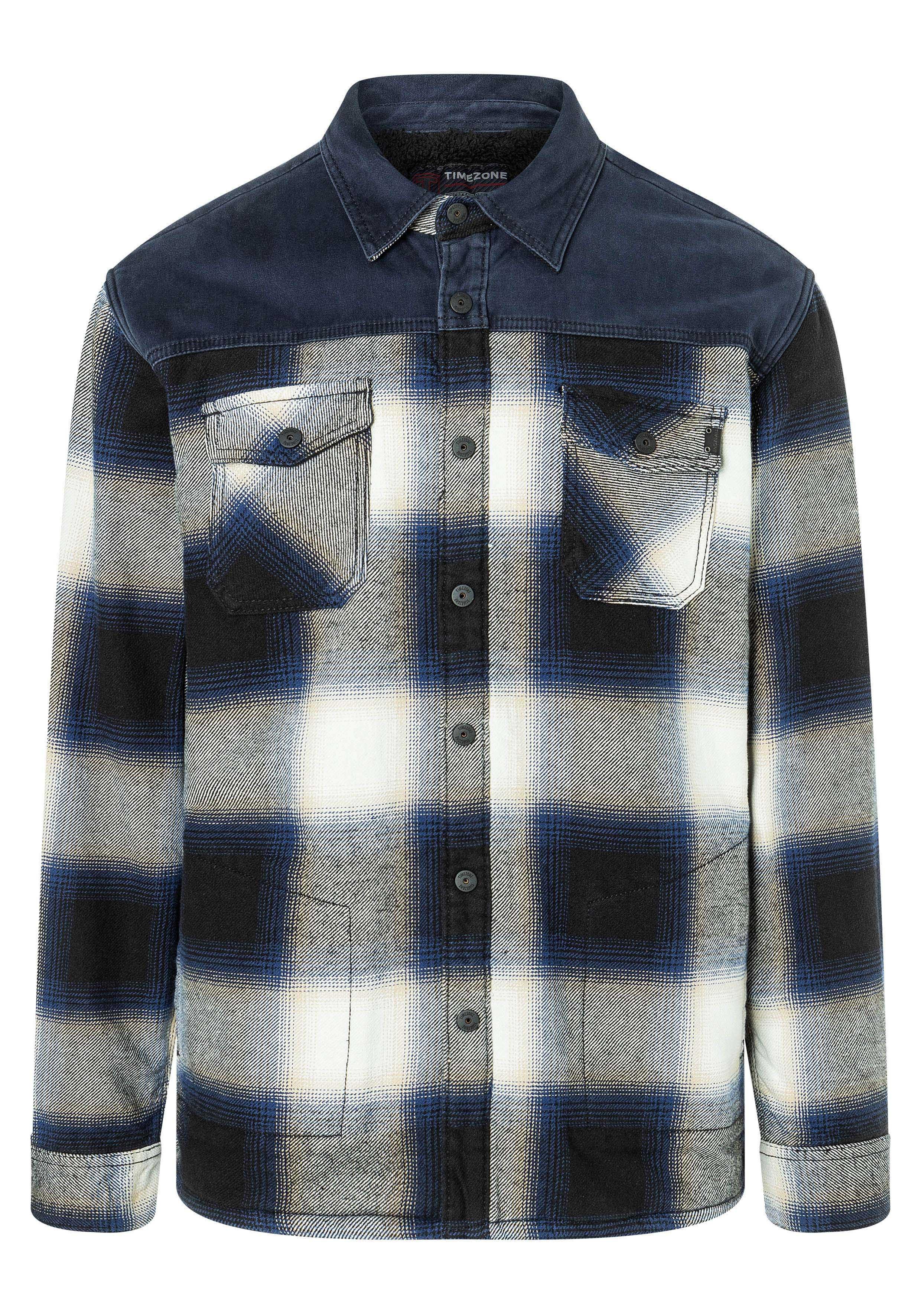 Anorak Overshirt Fabricmix padded