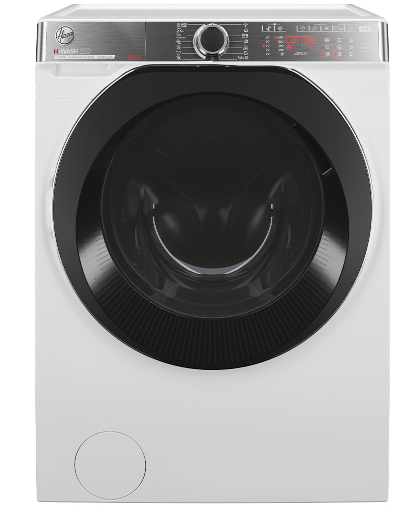 Hoover Waschmaschine H-WASH 550 H5WPB610AMBC/1-S, 10 kg, 1600 U/min, ActiveSteam, Eco-Power, 14 Programme + hOn App