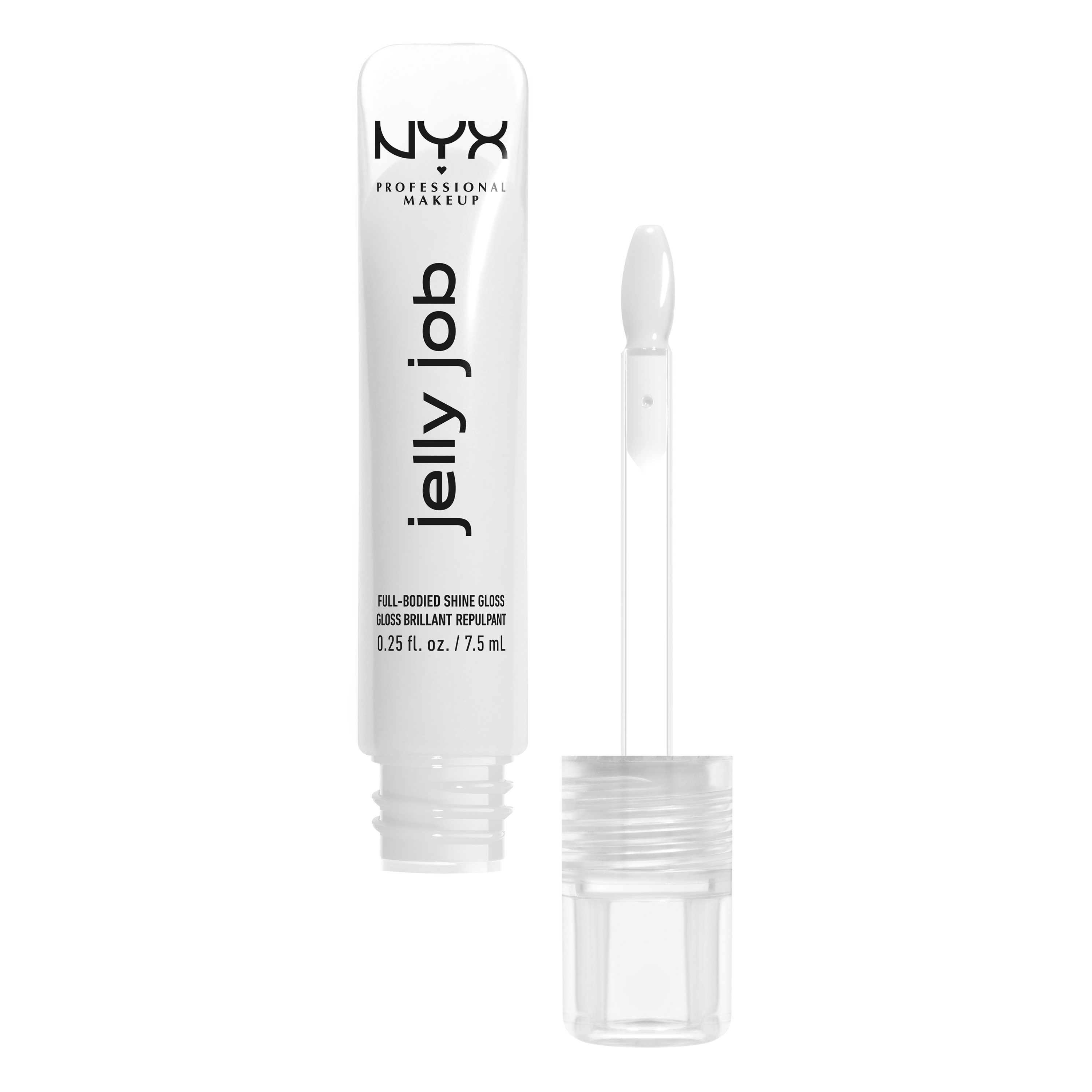 NYX PROFESSIONAL MAKEUP Lipgloss JELLY JOB FULL BODIED SHINE GLOSS, no Filler -pflegender Gloss für optisch vollere Lippen