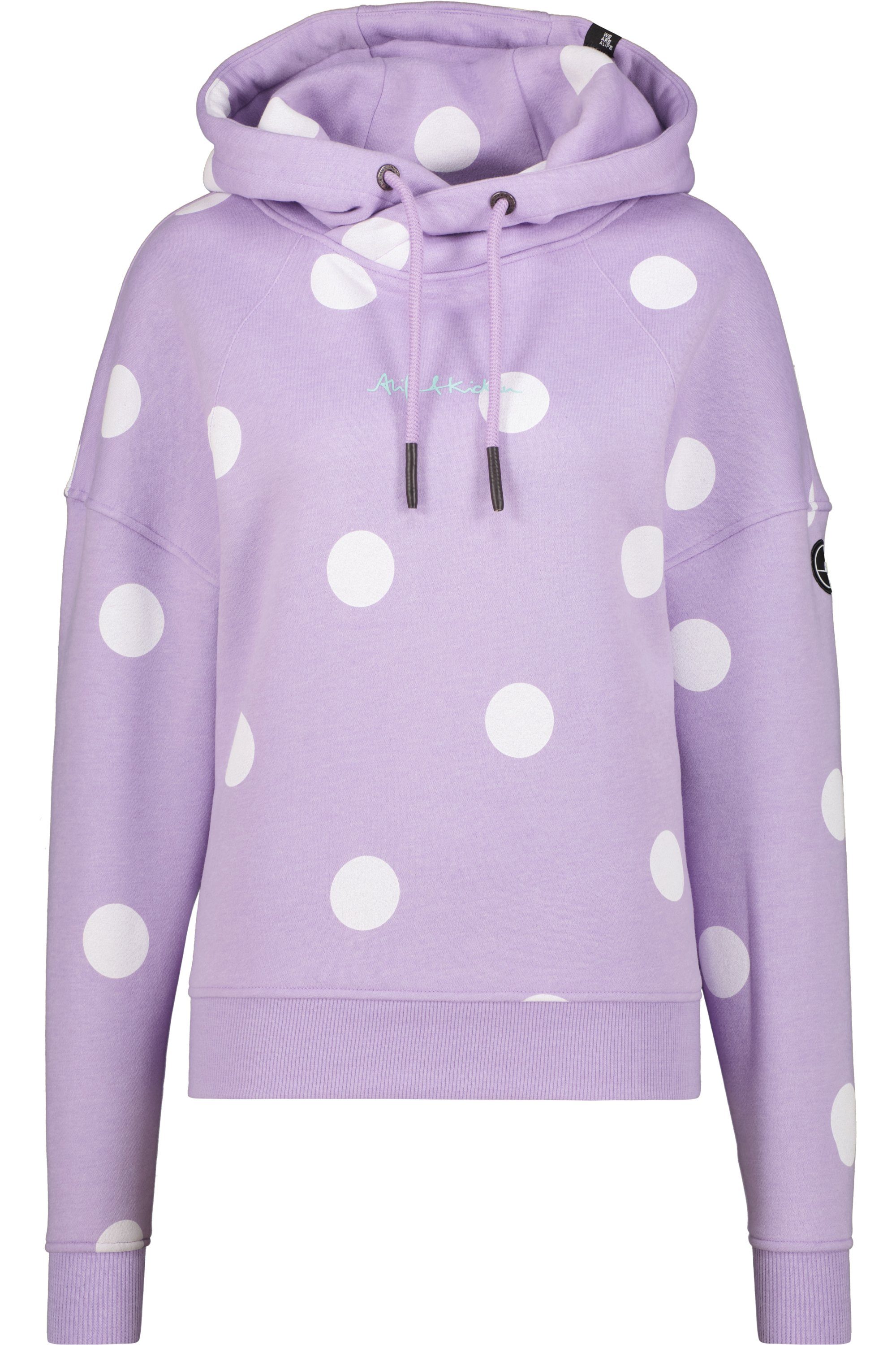 Pullover B Damen Sweatshirt digital JessyAK Alife Kapuzensweatshirt melange Hoodie lavender & Kapuzensweatshirt, Kickin