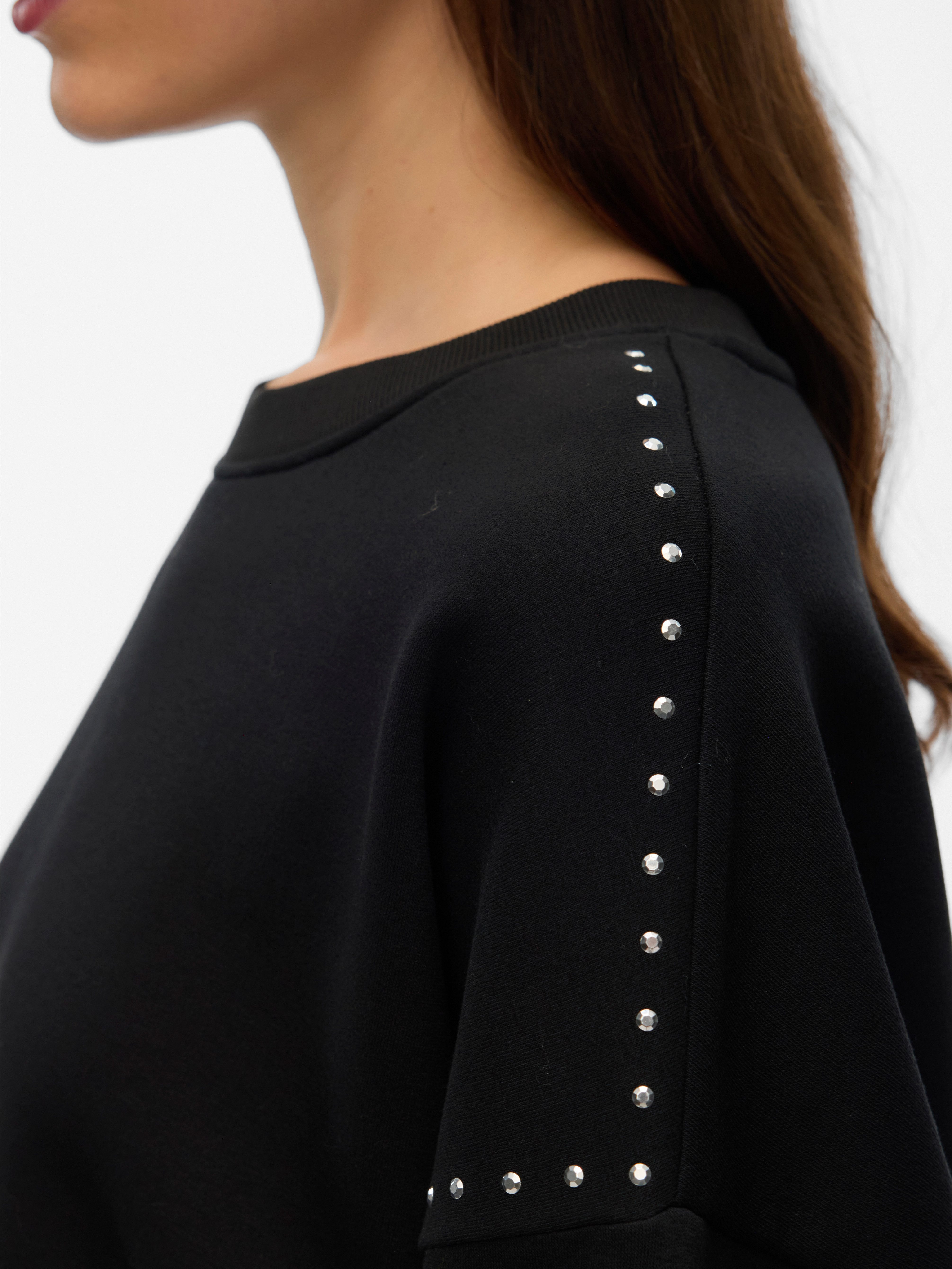 Vero Moda Langarmshirt VMLOTTE TRINA LS SWEAT BOX GA BF