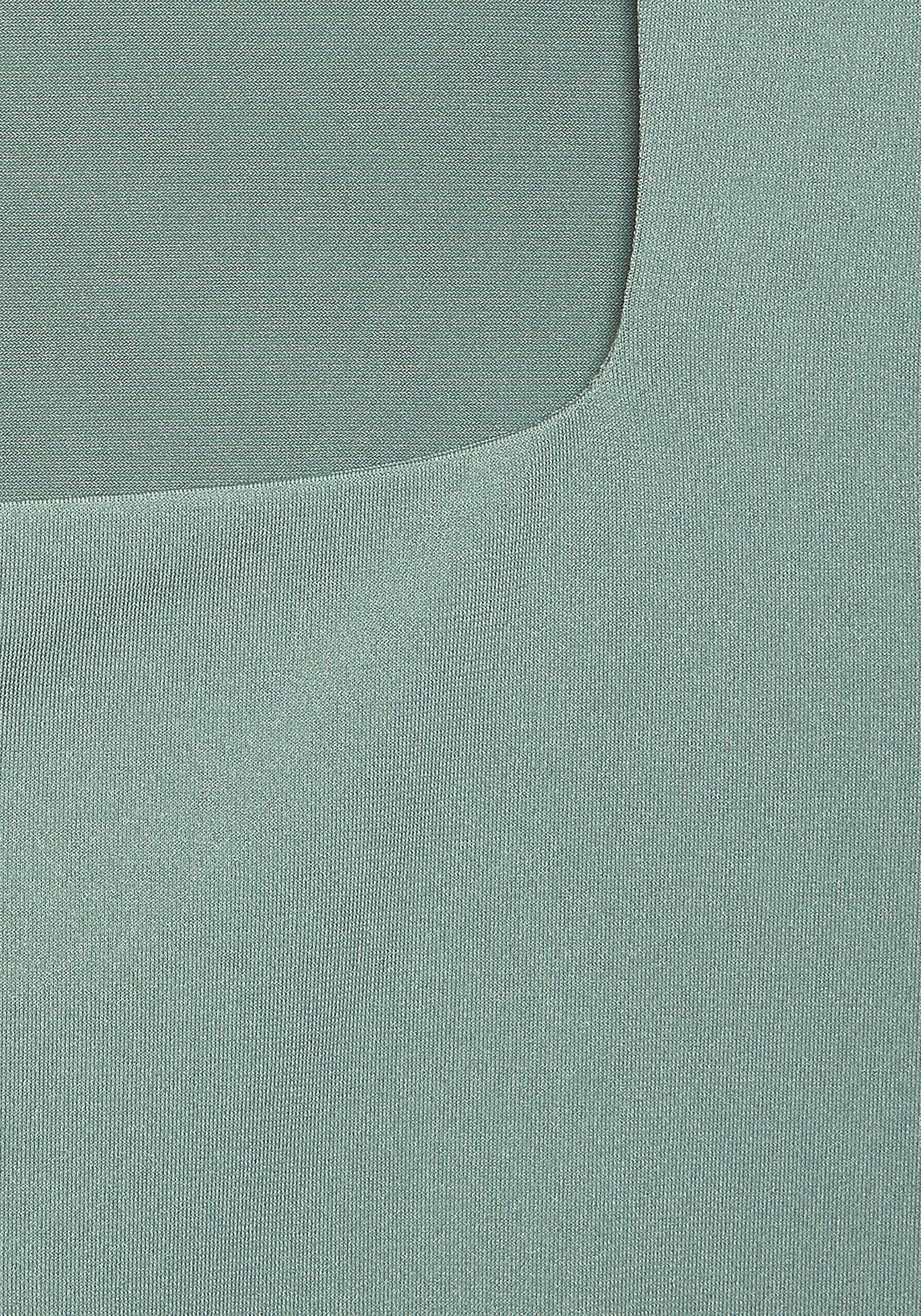 LASCANA Tanktop aus bügelfreiem Material, elegantes Basic-Top mit breiten Trägern