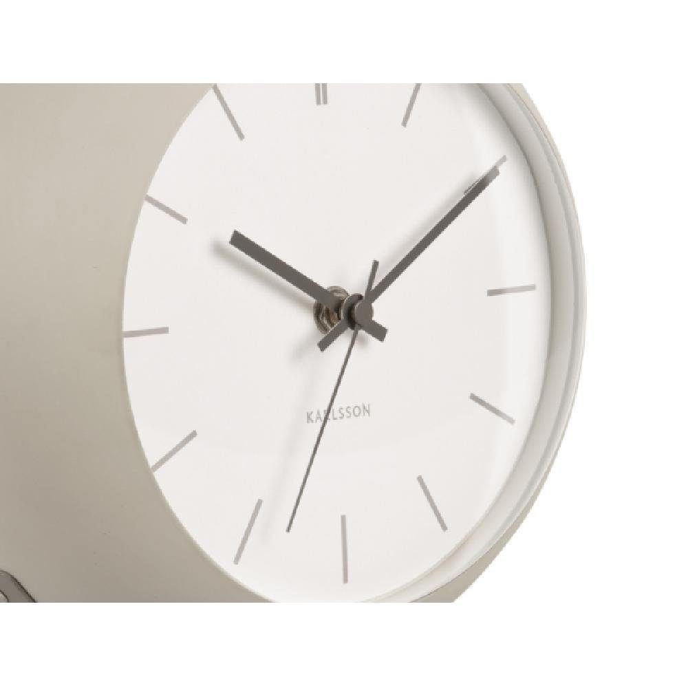 Karlsson Uhr Tischuhr Nirvana Globe Warm Grey