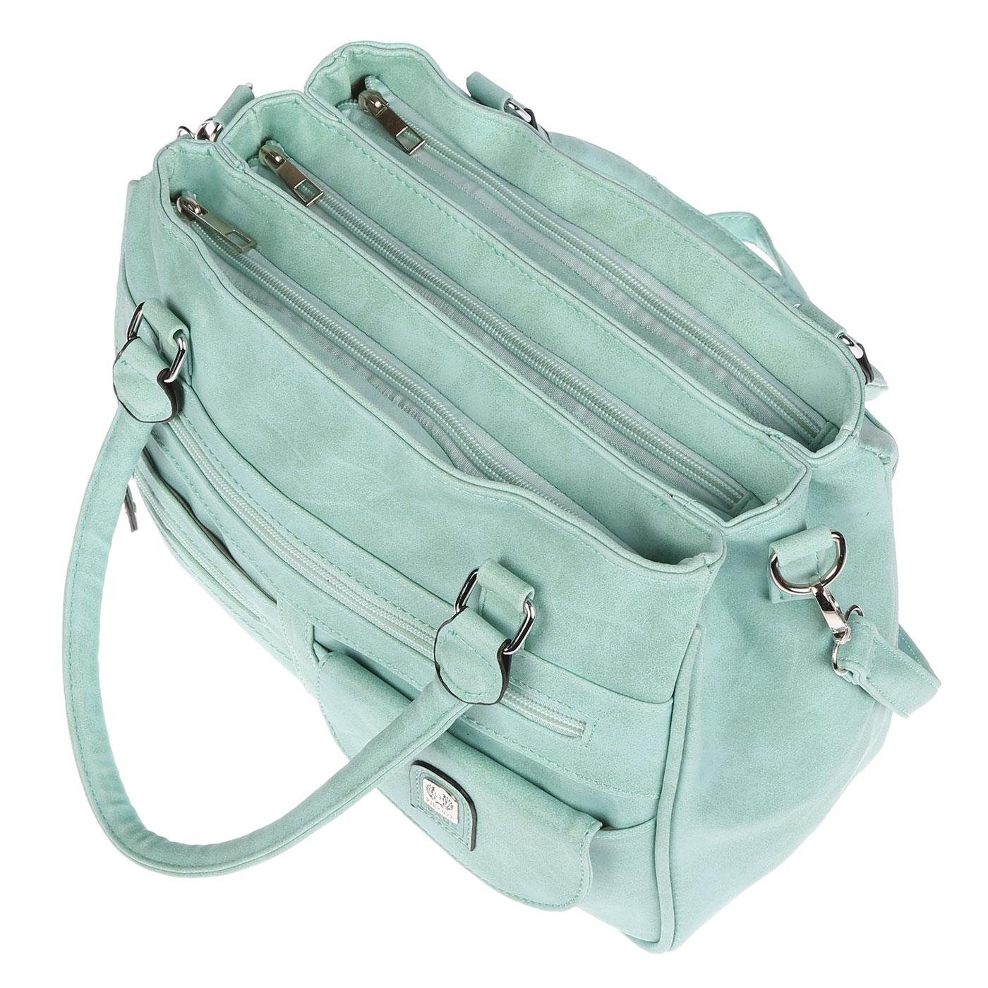 Christian Wippermann Henkeltasche Große Damen Tasche Umhängetasche Schultertasche (1 tlg), Henkeltasche