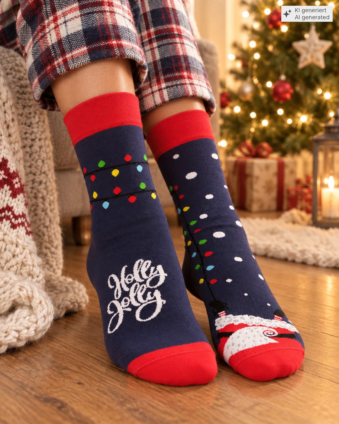 Martinex Socken Socken Weihnachtssocken für Damen und Herren socks Strümpfe (1 Paar) Weihnachtlich, bunt, 35 37 38 39 40 42 43 44 45