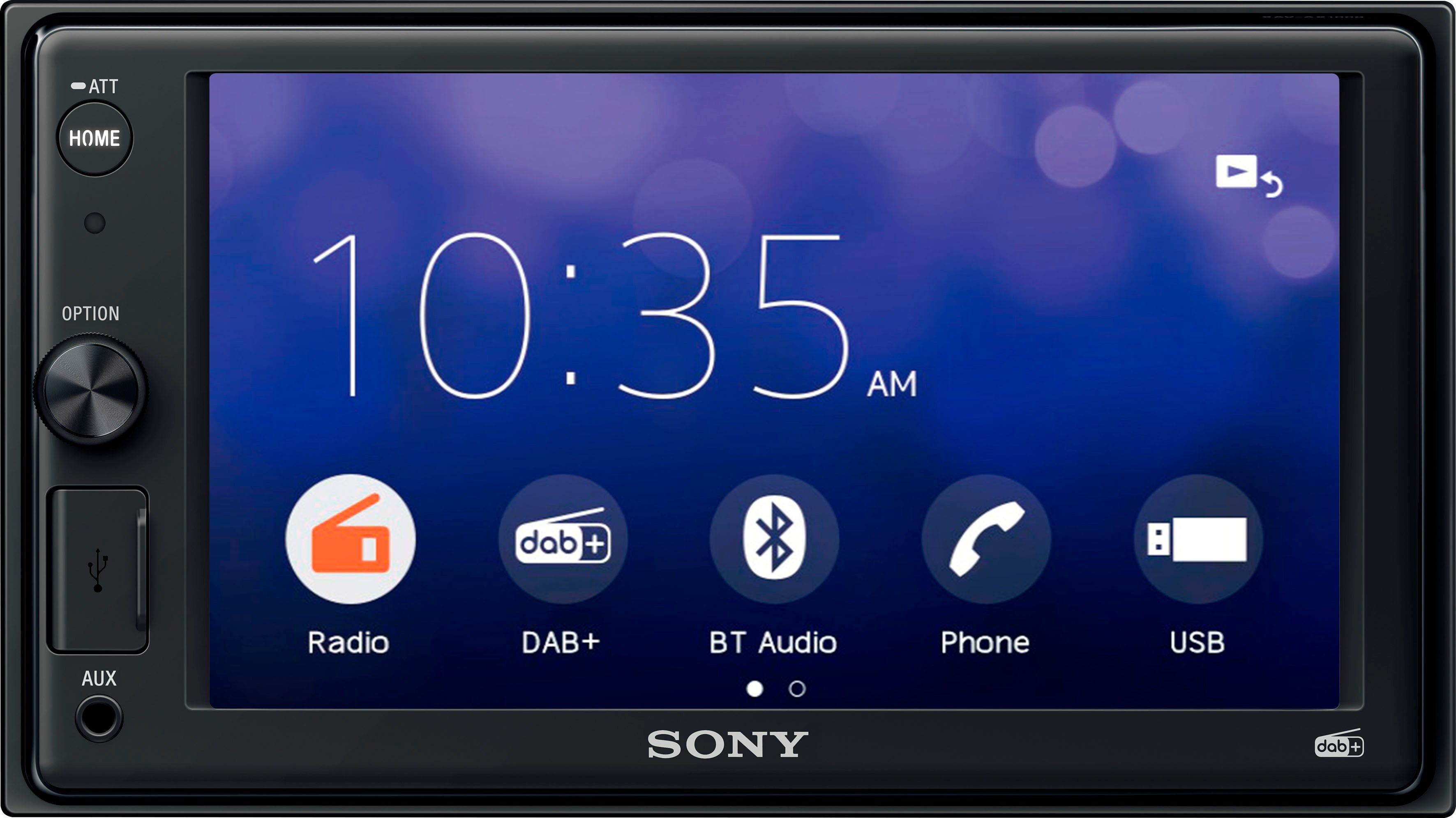 55 Sony XAV1550ANT (DAB), Autoradio FM-Tuner, (Digitalradio W)