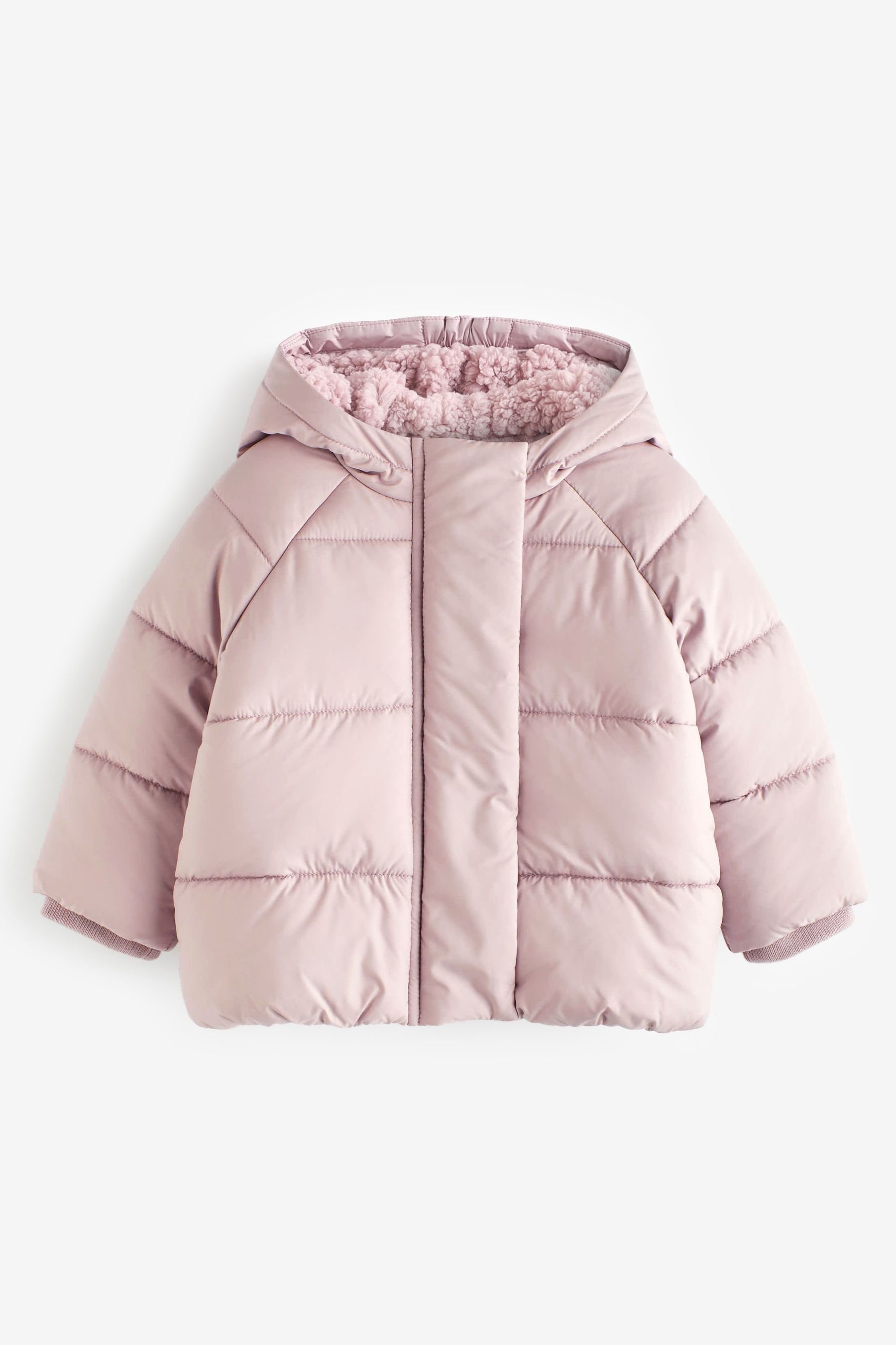 Steppjacke Kapuze Lilac Next mit Purple Steppjacke für (1-St) Babys