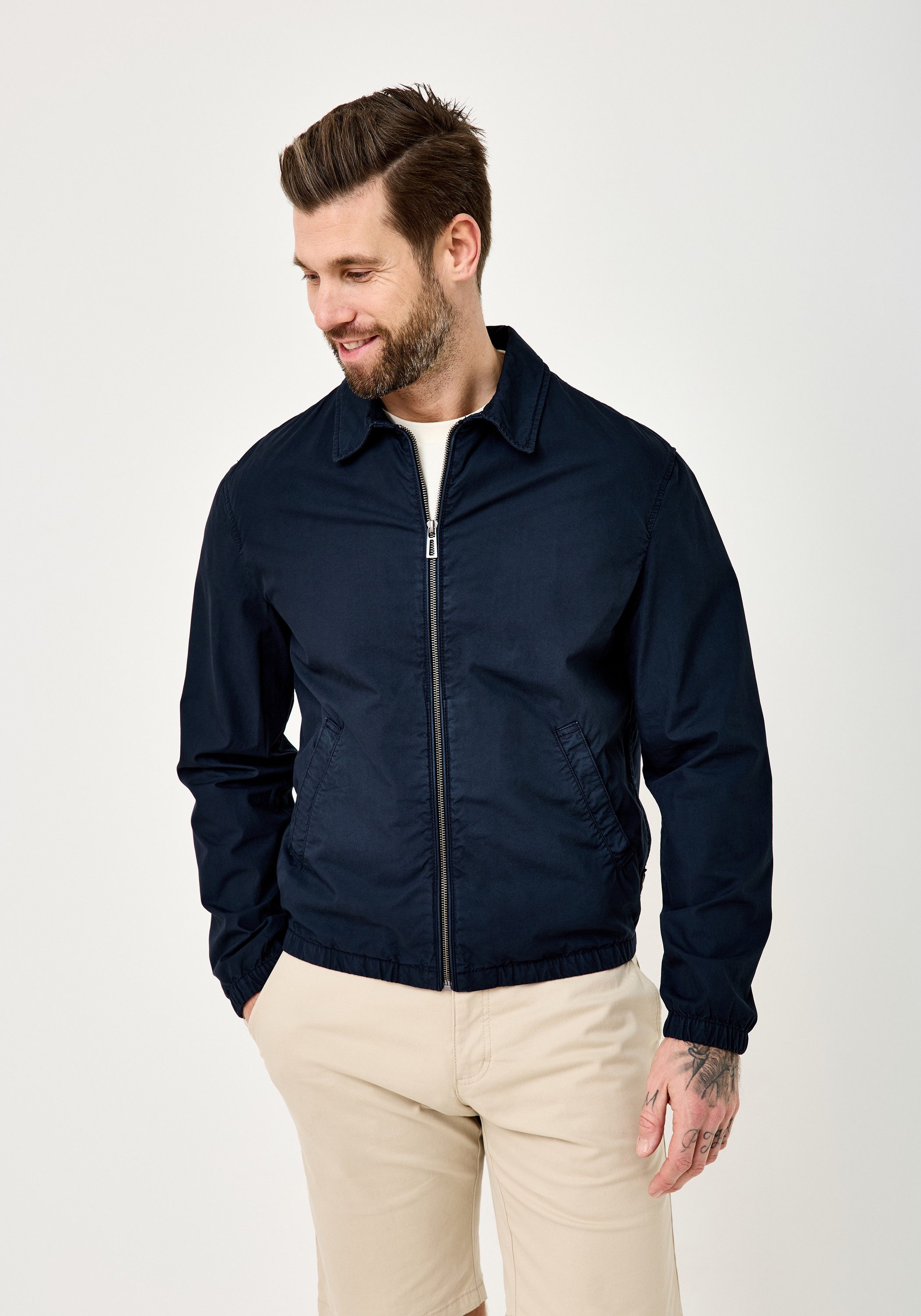 Redpoint Blouson BENNY Modern Fit Blouson aus reiner Baumwolle