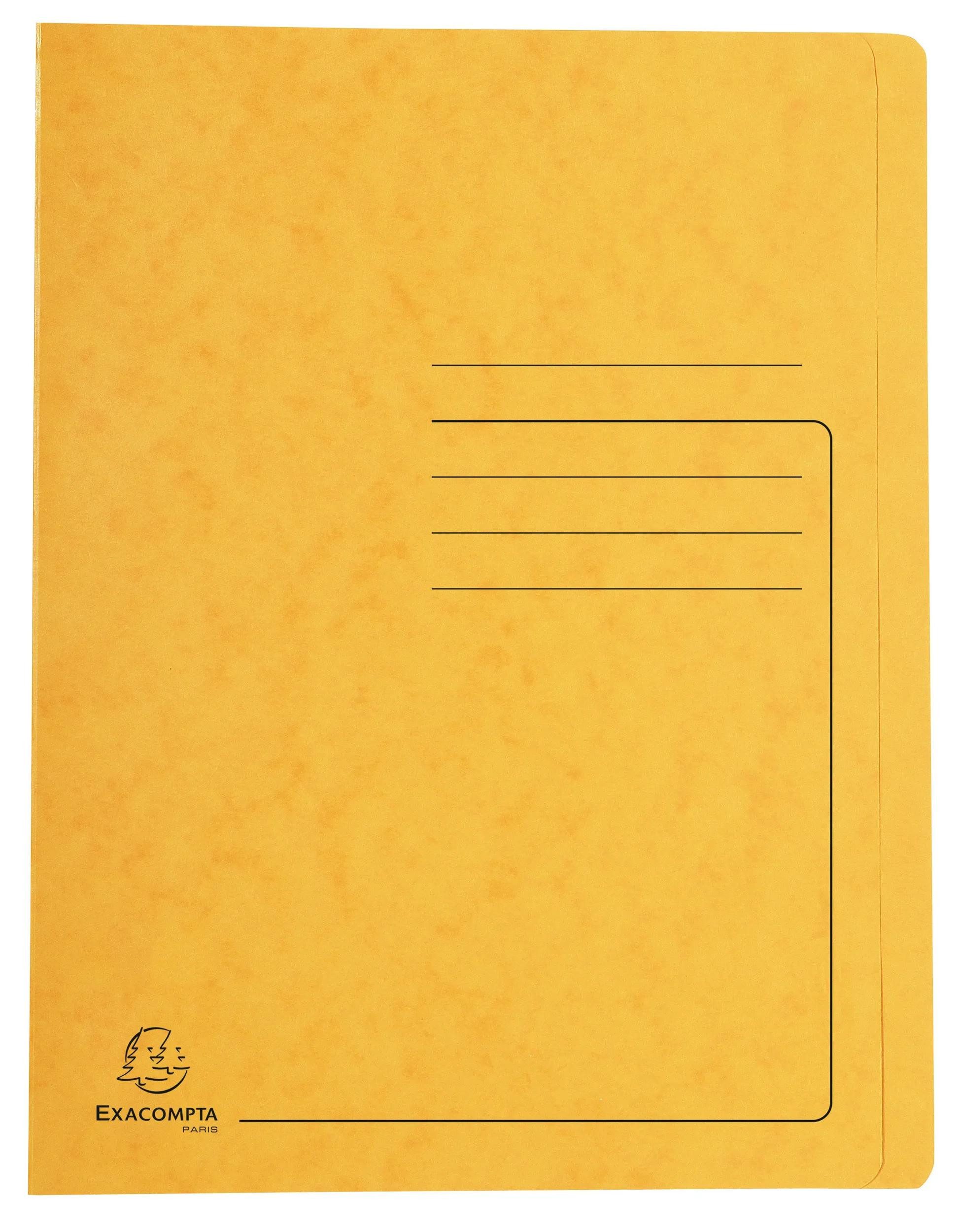 Organisationsmappe 25x Schnellhefter aus Colorspan 355g/m2, A4 - Gelb - 39999E
