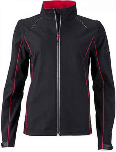 James & Nicholson Softshelljacke Damen Zip-Off Softshell Jacket